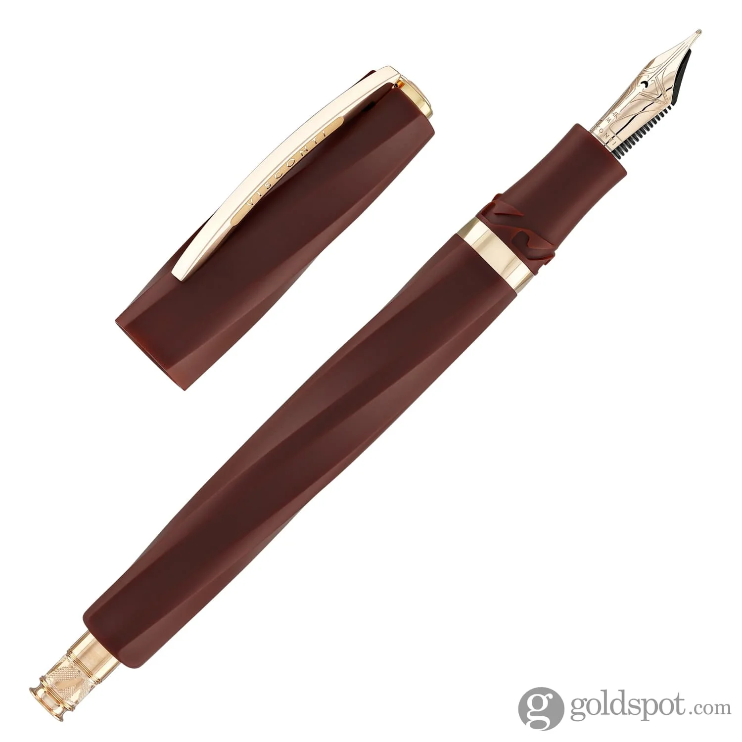 Visconti Divinia Fountain Pen in Matte Bordeaux - Image 7