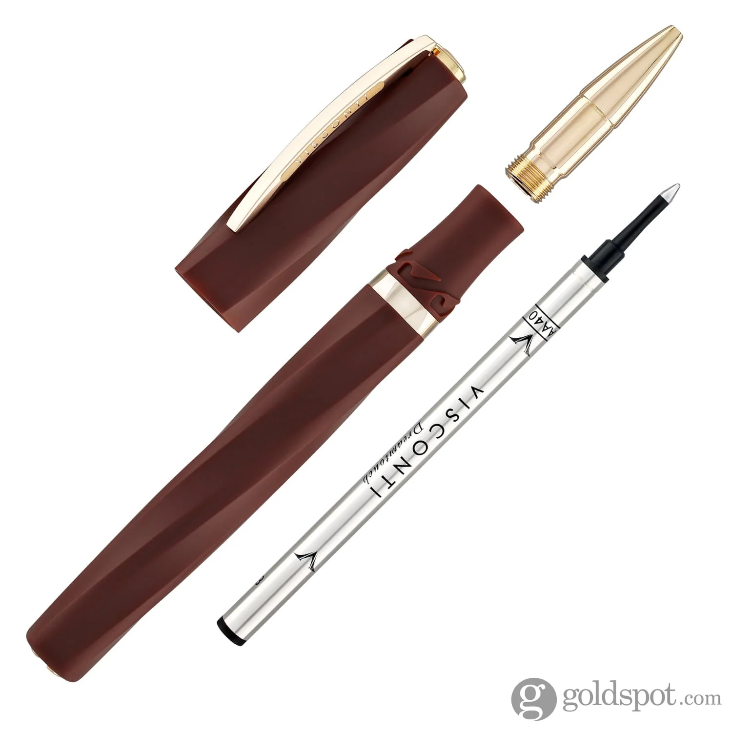 Visconti Divinia Rollerball Pen in Matte Bordeaux - Image 7