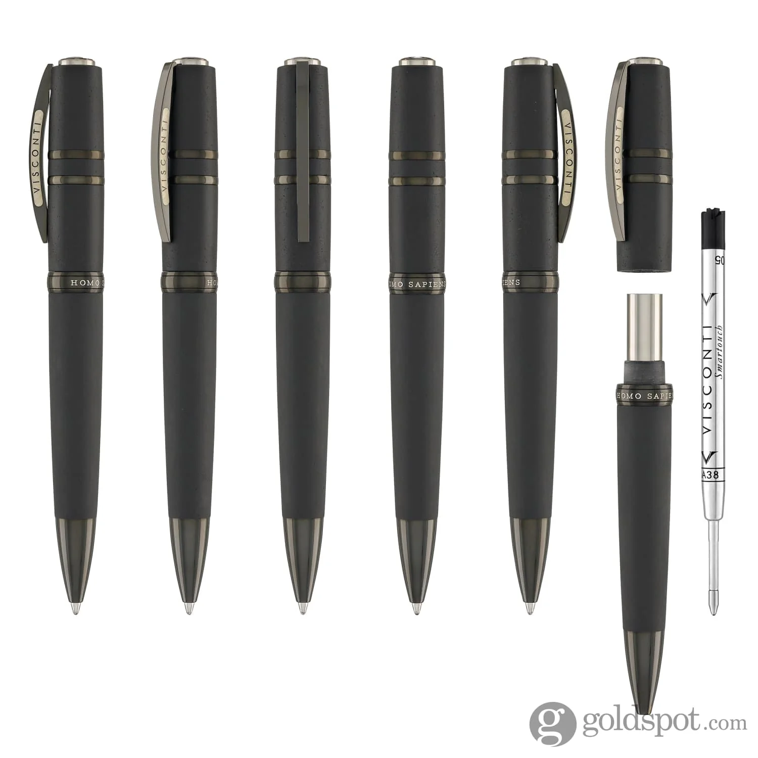 Visconti Homo Sapiens Ballpoint Pen in Dark Age - Midi Size - Image 6