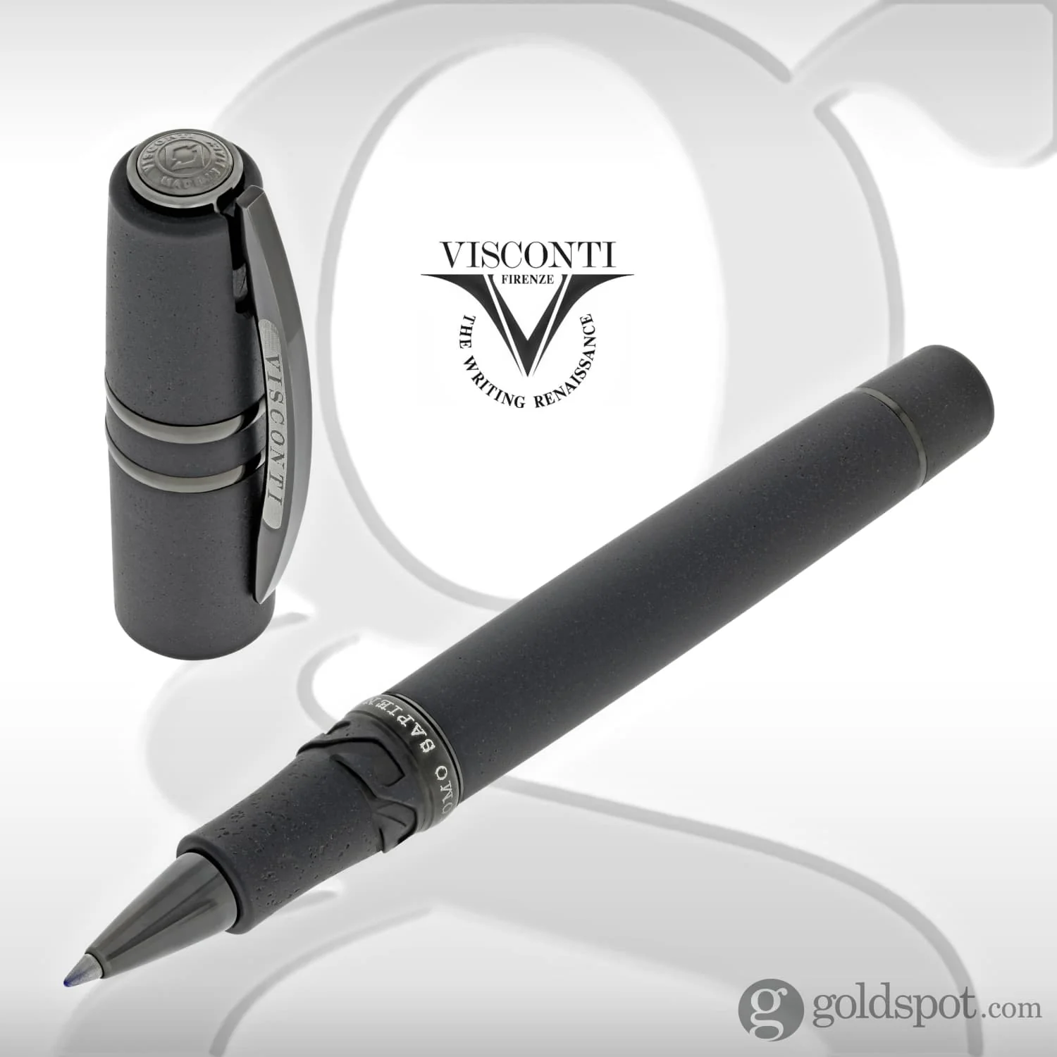 Visconti Homo Sapiens Dark Age Oversize Rollerball Pen in Black - Image 6