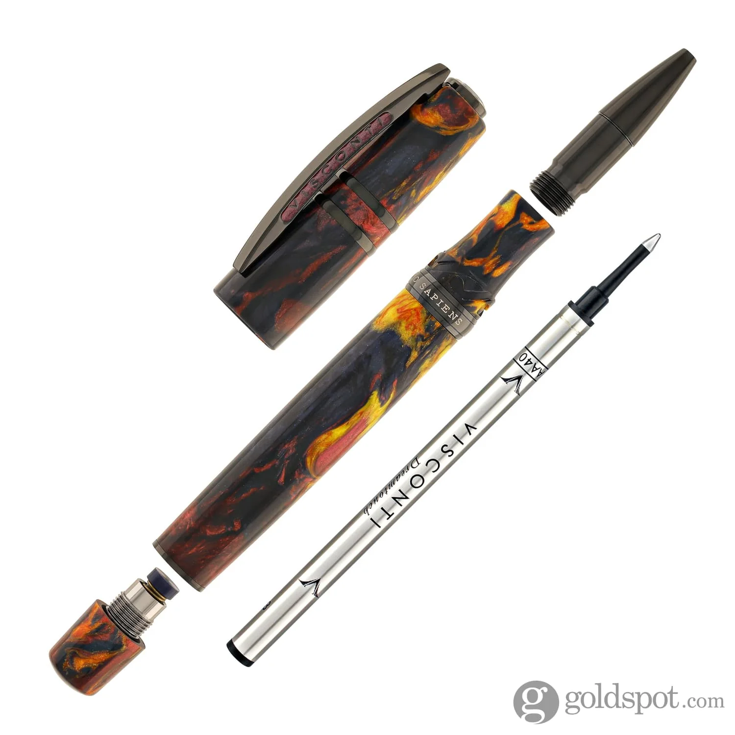 Visconti Homo Sapiens Earth Origins Rollerball Pen in Fire - Image 7