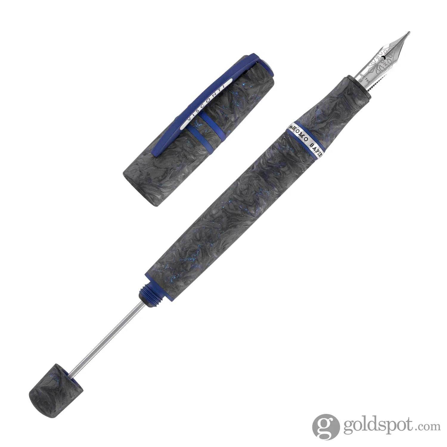 Visconti Homo Sapiens Fountain Pen in Carbon Abyssus - Image 8