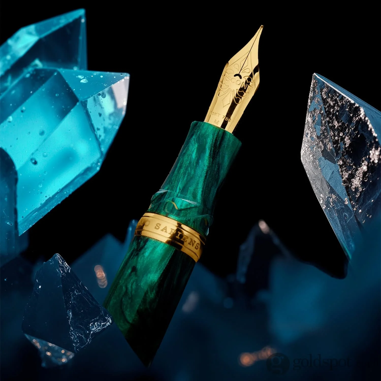 Visconti Homo Sapiens Fountain Pen in Dark Emerald - Image 12