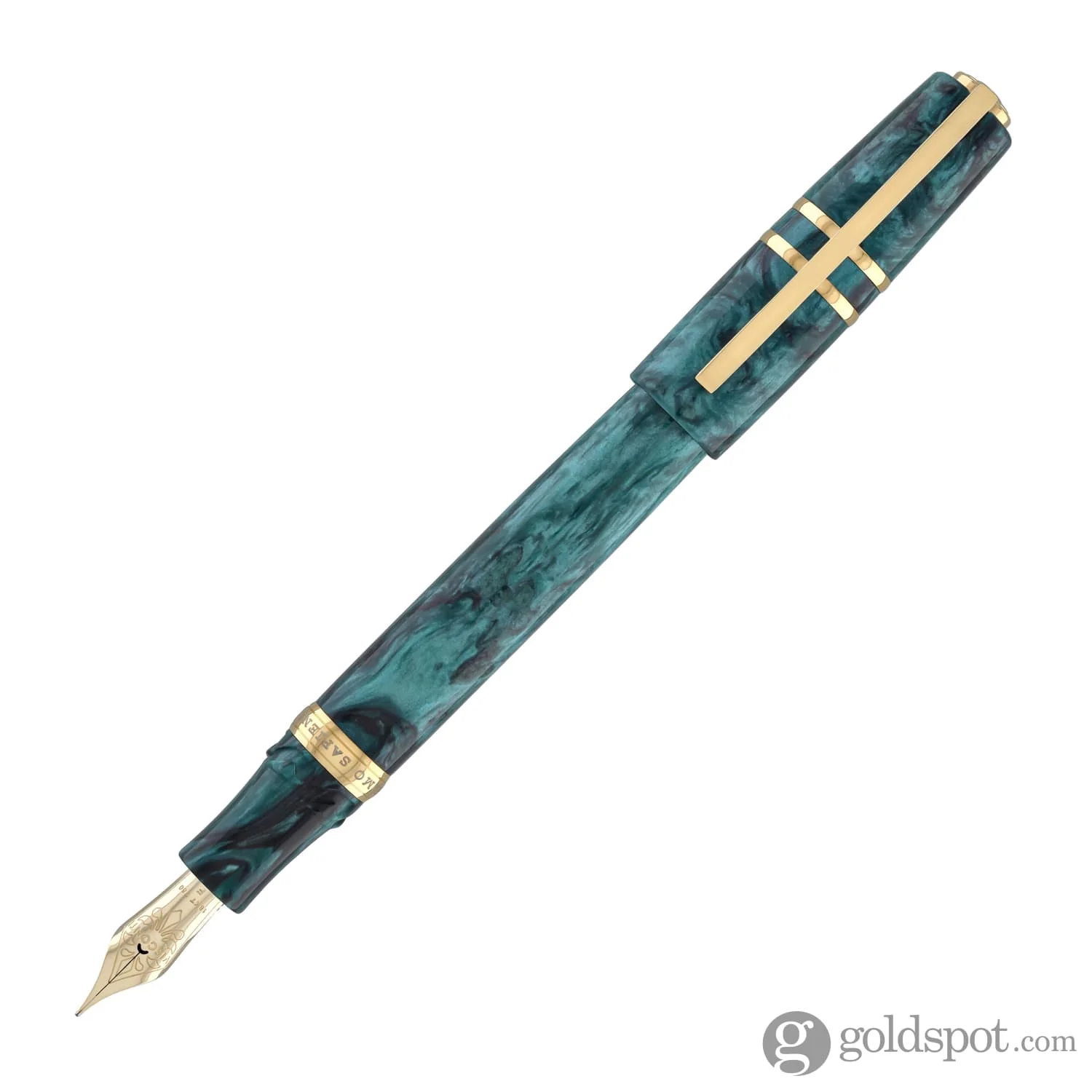 Visconti Homo Sapiens Fountain Pen in Dark Emerald - Image 3