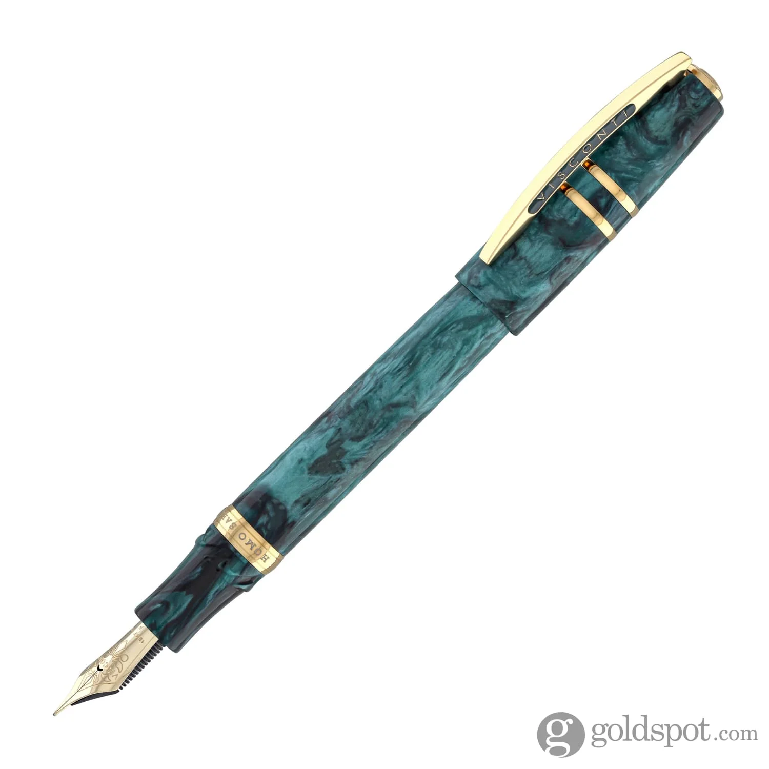 Visconti Homo Sapiens Fountain Pen in Dark Emerald - Image 4