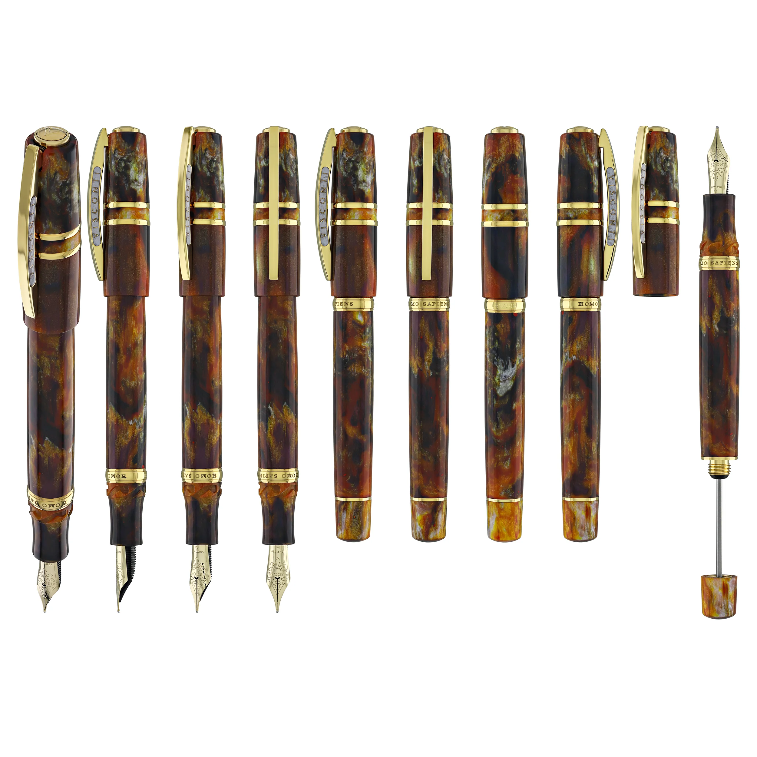 Visconti Homo Sapiens Nebula Fountain Pen in Orion - Limited Edition - Image 9
