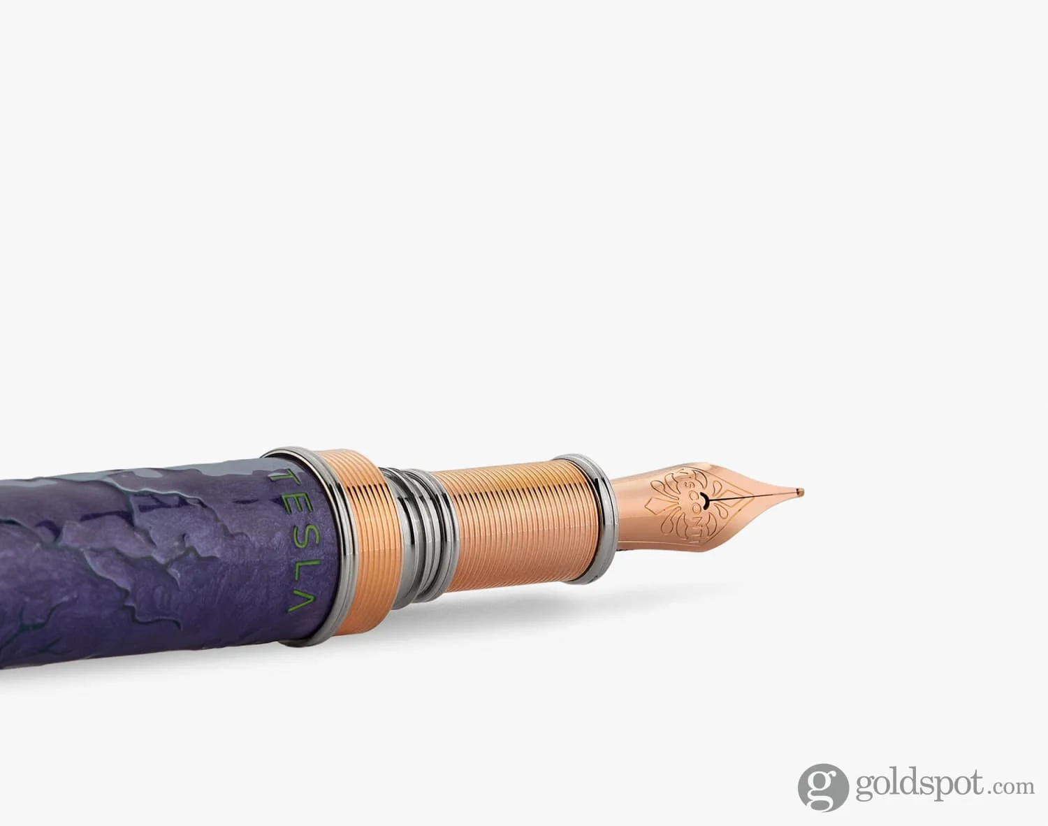 Visconti Limited Edition Fountain Pen in Nikola Tesla - 18K Gold - Image 4