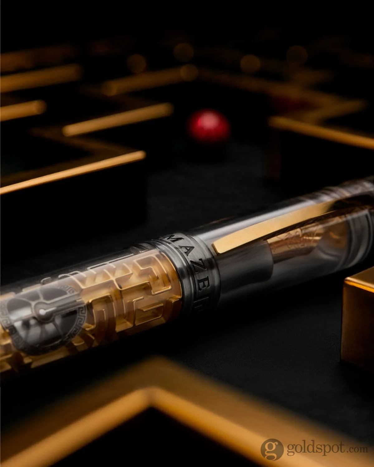 Visconti Limited Edition Rollerball Pen in Maze - 18K Gold - Image 3