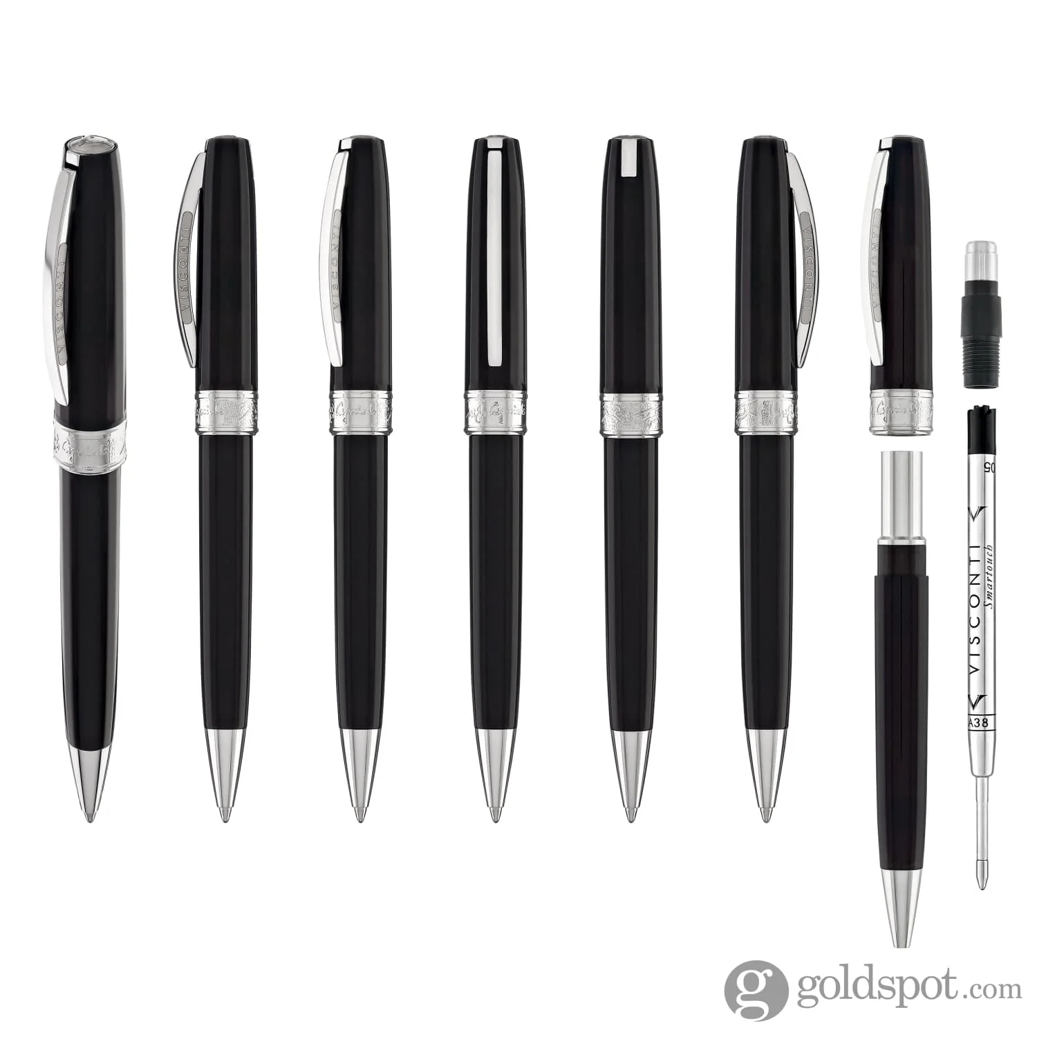 Visconti Michelangelo Ballpoint Pen in Black - Image 7