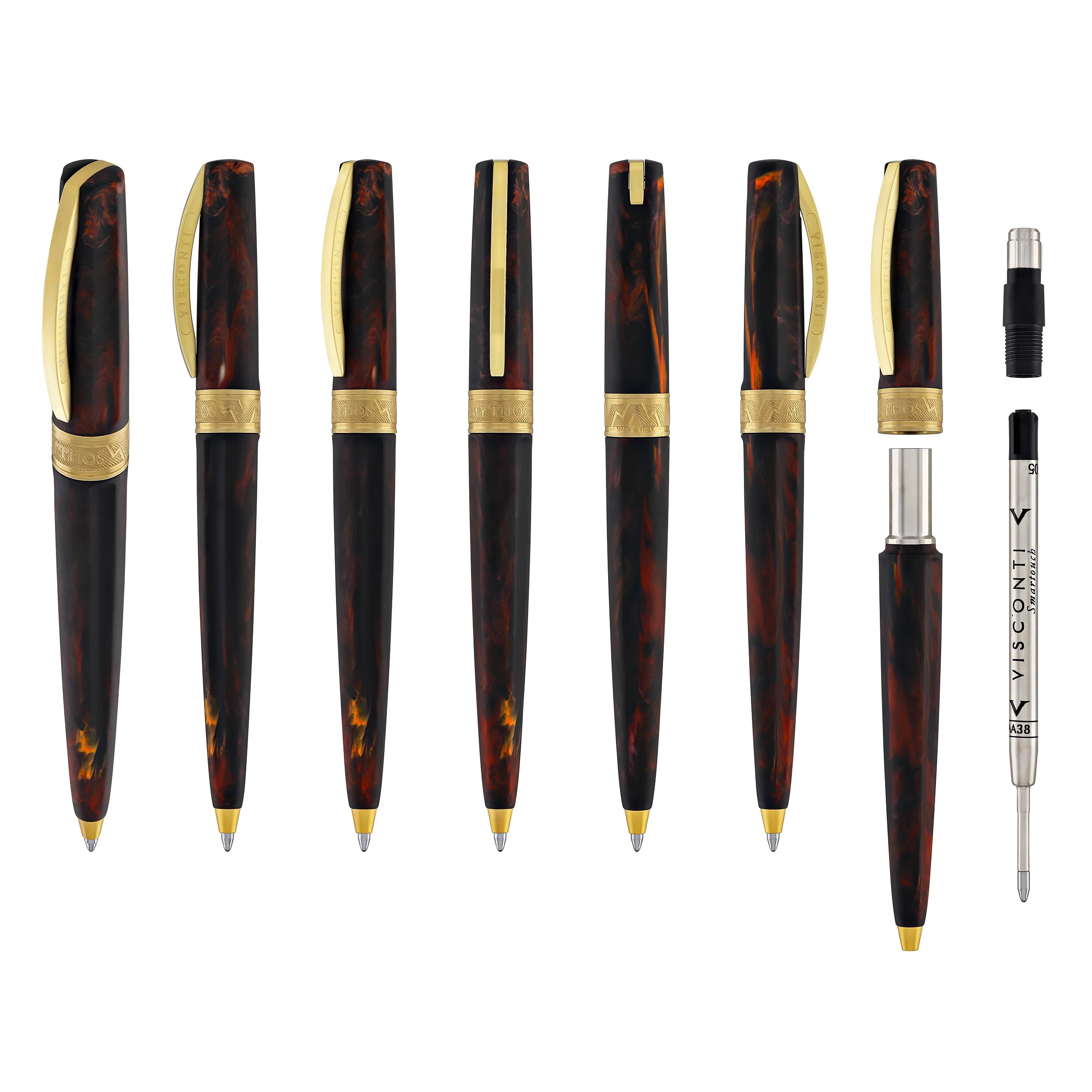 Visconti Mirage Mythos Ballpoint Pen in Hades - Image 7