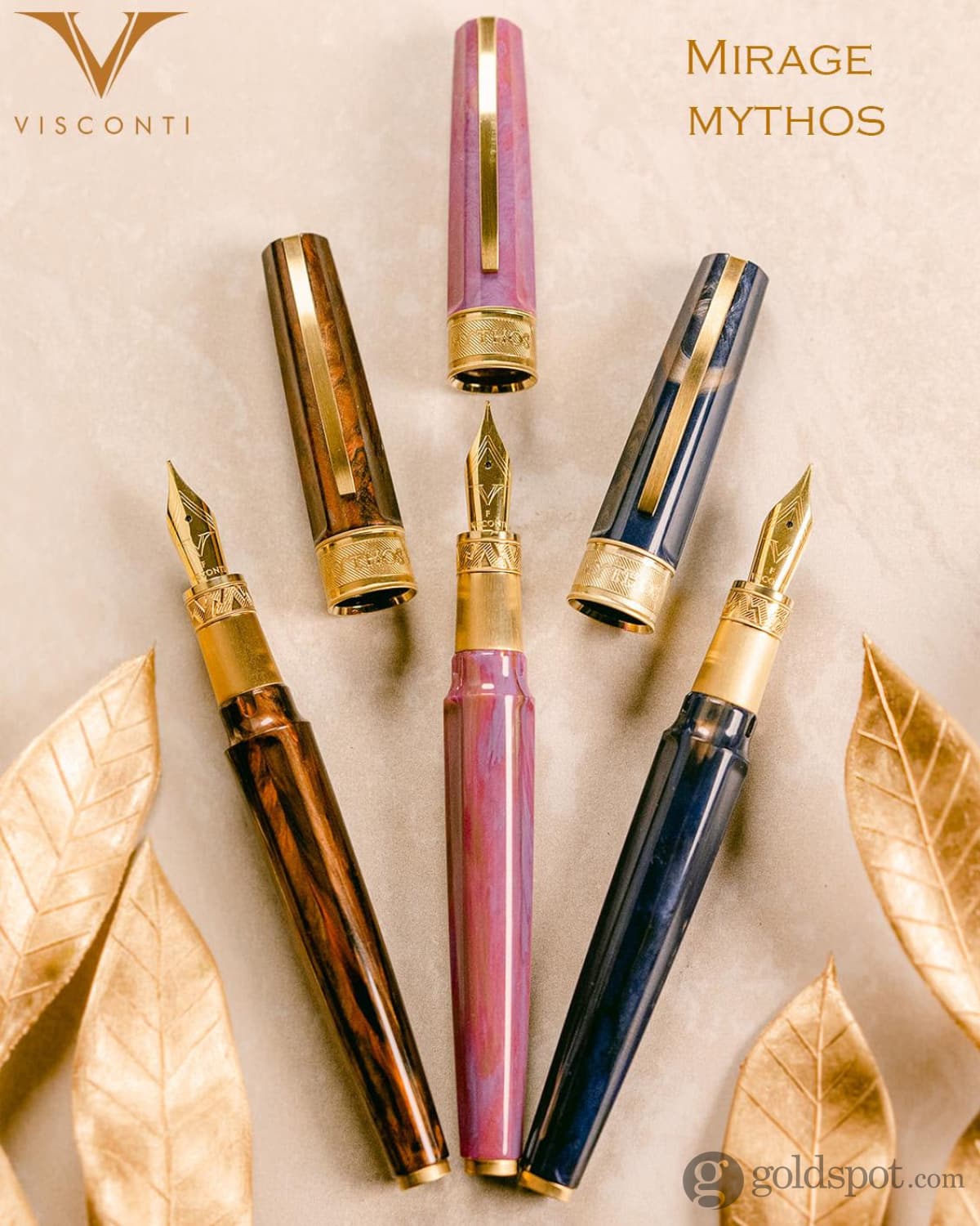Visconti Mirage Mythos Fountain Pen in Aphrodite - Image 12