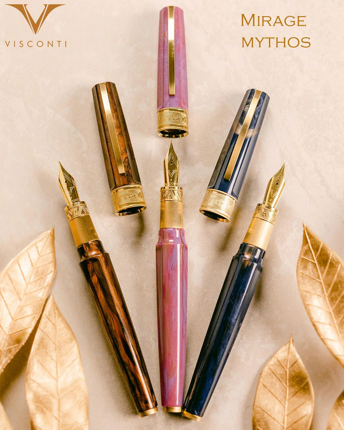 Visconti Mirage Mythos Fountain Pen in Apollo - Image 12