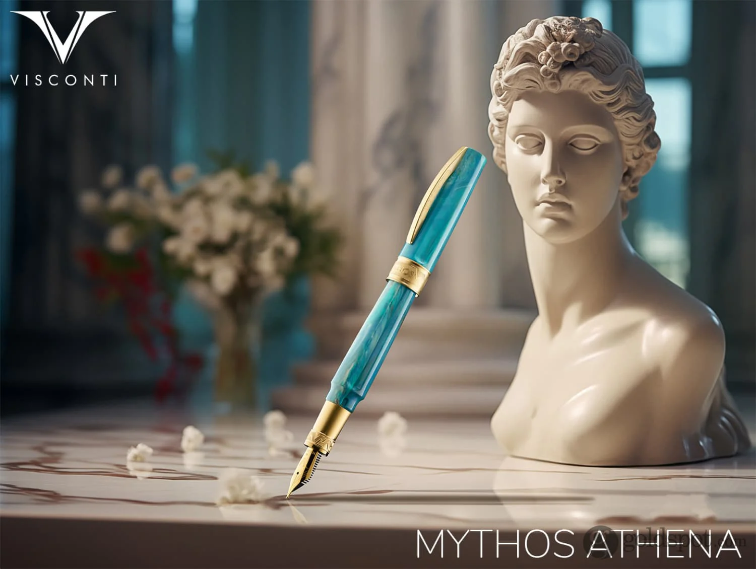 Visconti Mirage Mythos Fountain Pen in Athena - Image 11