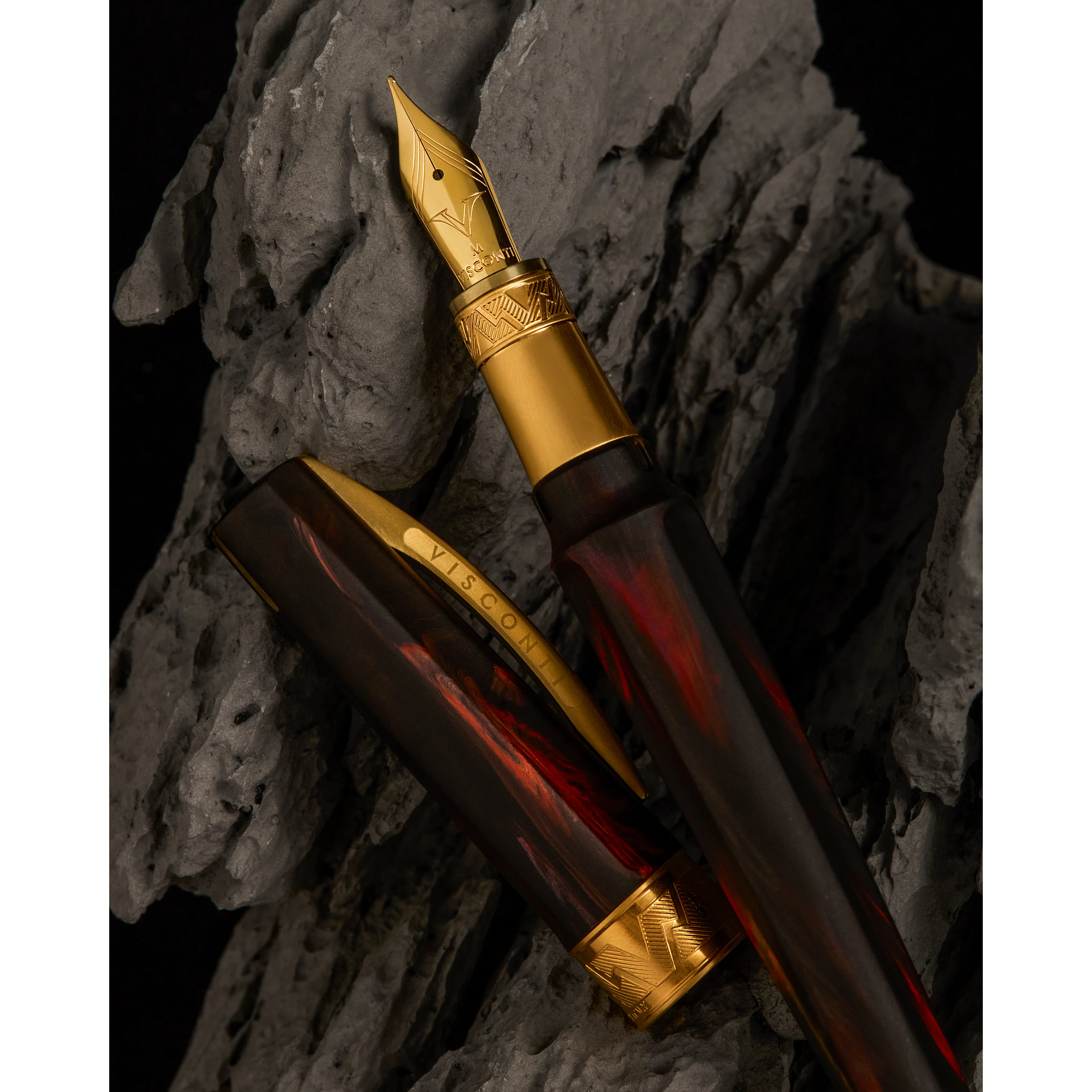 Visconti Mirage Mythos Fountain Pen in Hades - Image 11