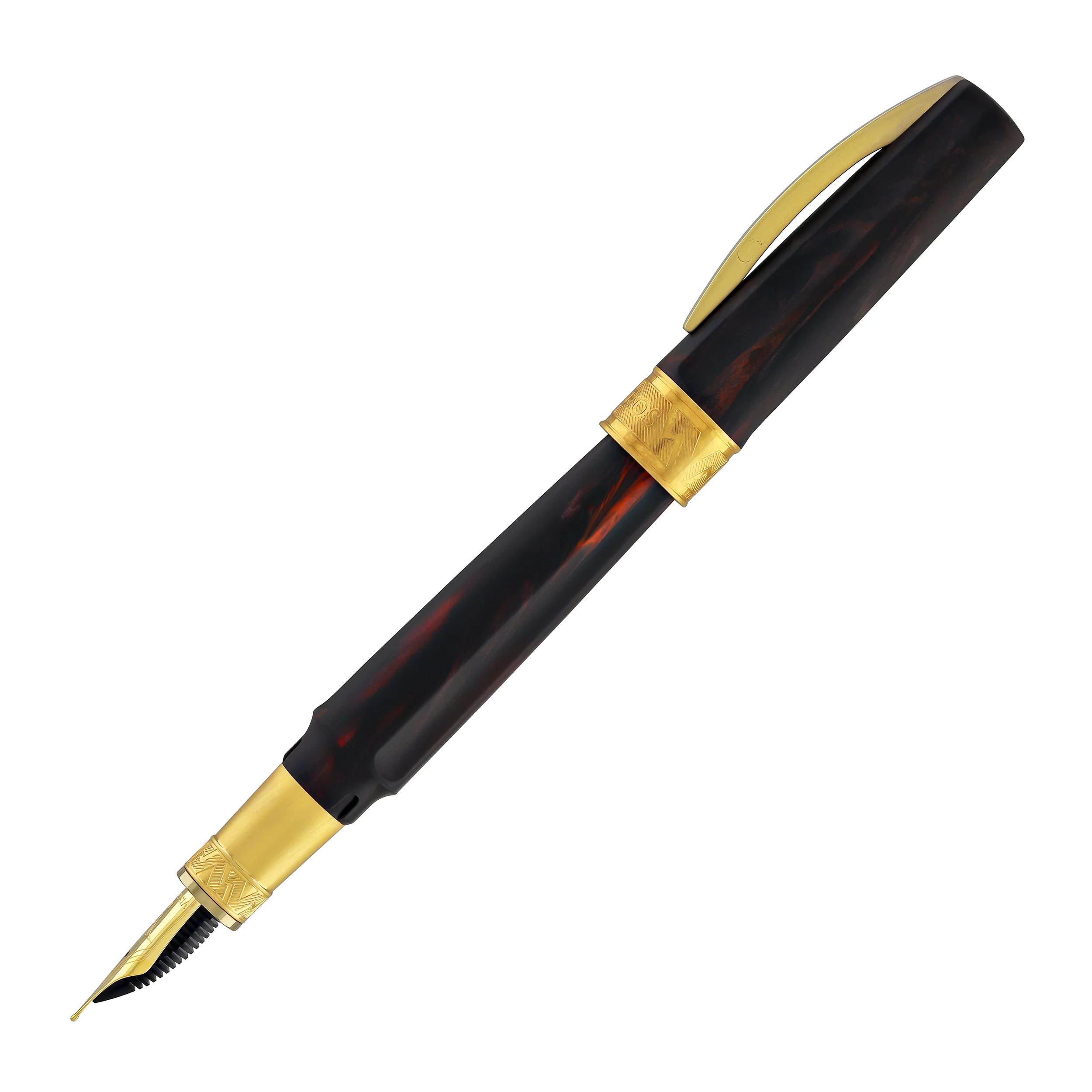 Visconti Mirage Mythos Fountain Pen in Hades - Image 5