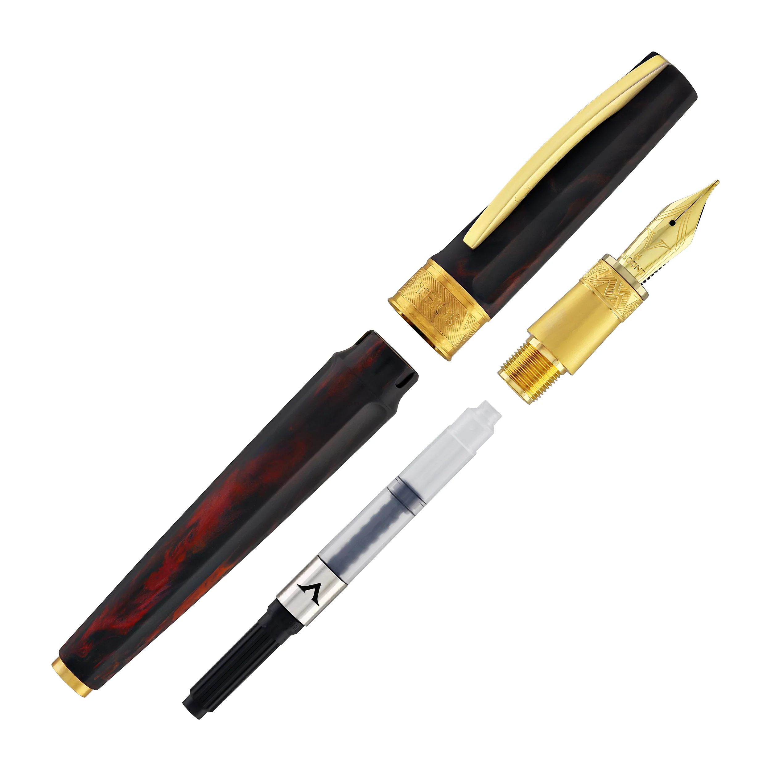 Visconti Mirage Mythos Fountain Pen in Hades - Image 8