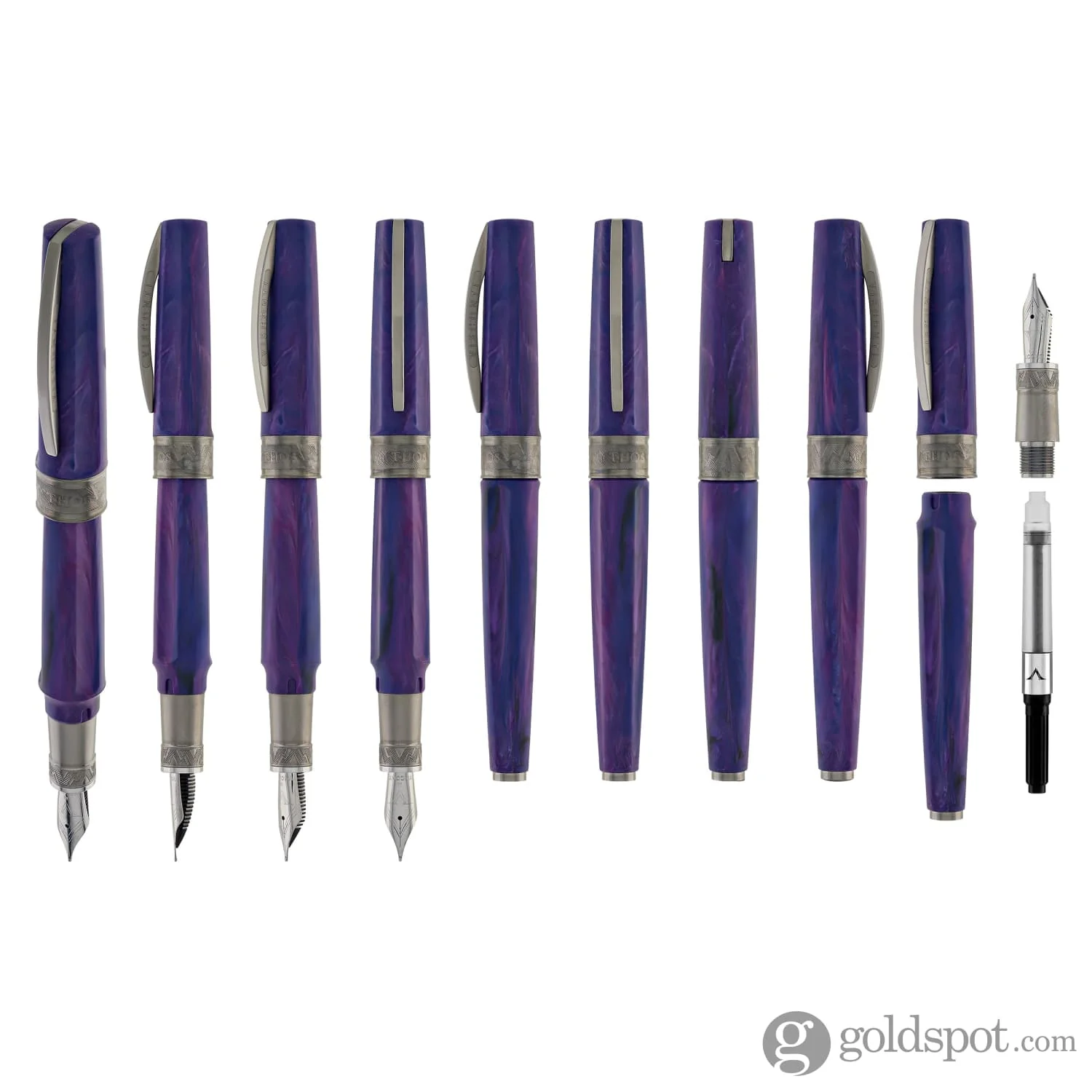 Visconti Mirage Mythos Fountain Pen in Persephone - Image 9