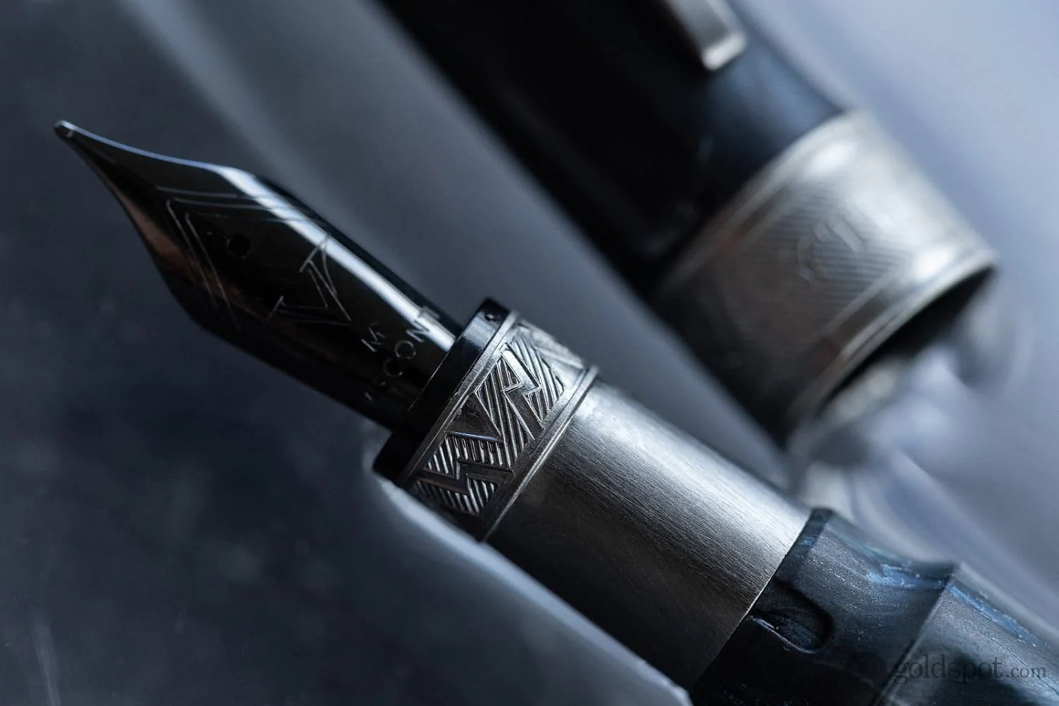 Visconti Mirage Mythos Fountain Pen in Poseidon - Image 10