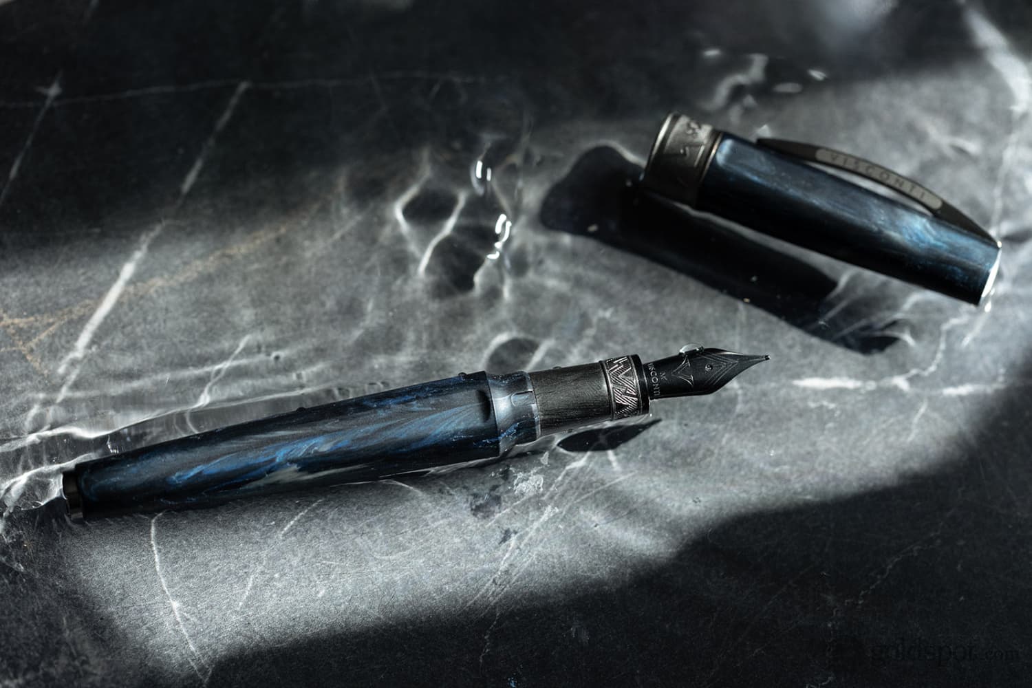 Visconti Mirage Mythos Fountain Pen in Poseidon - Image 8