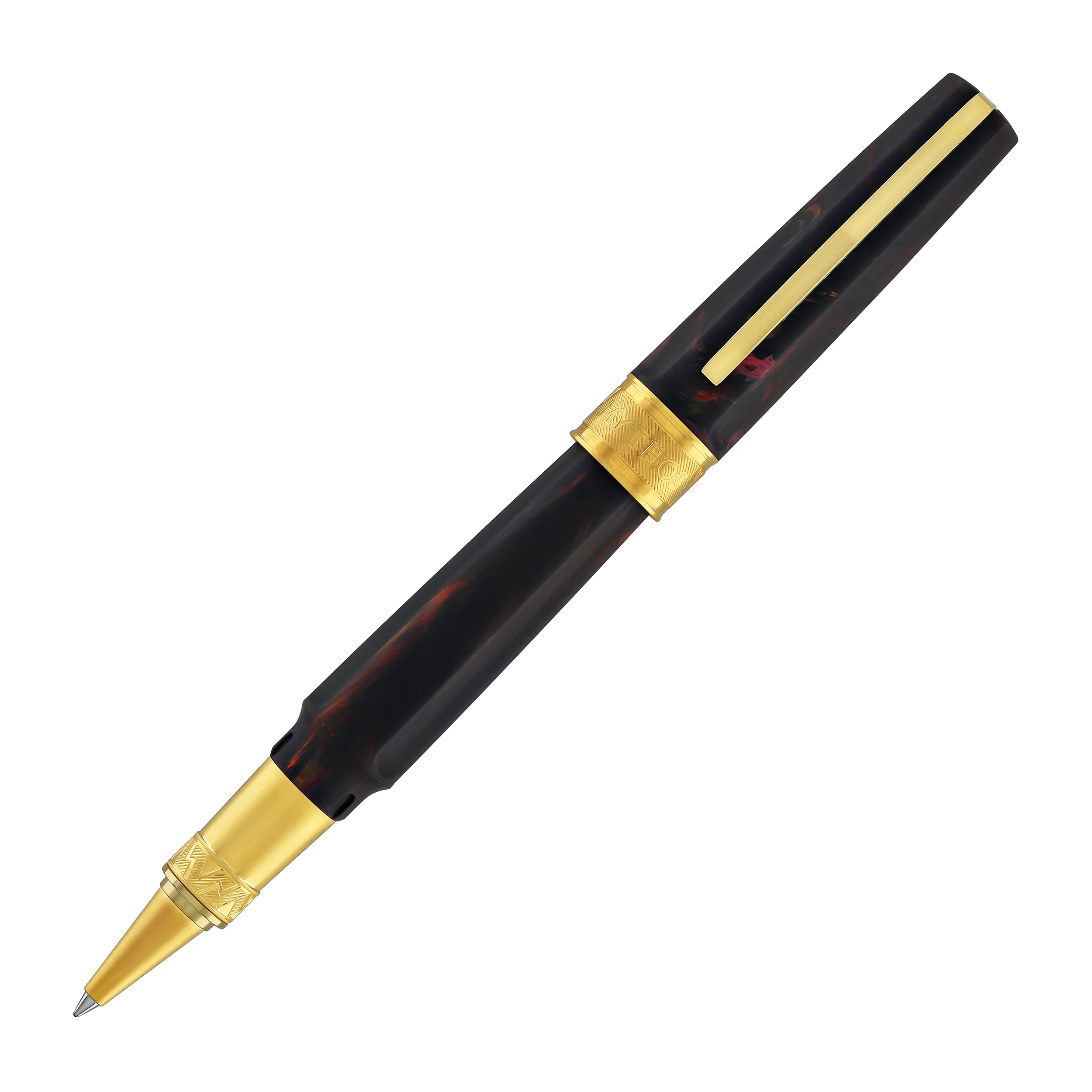 Visconti Mirage Mythos Rollerball Pen in Hades - Image 3
