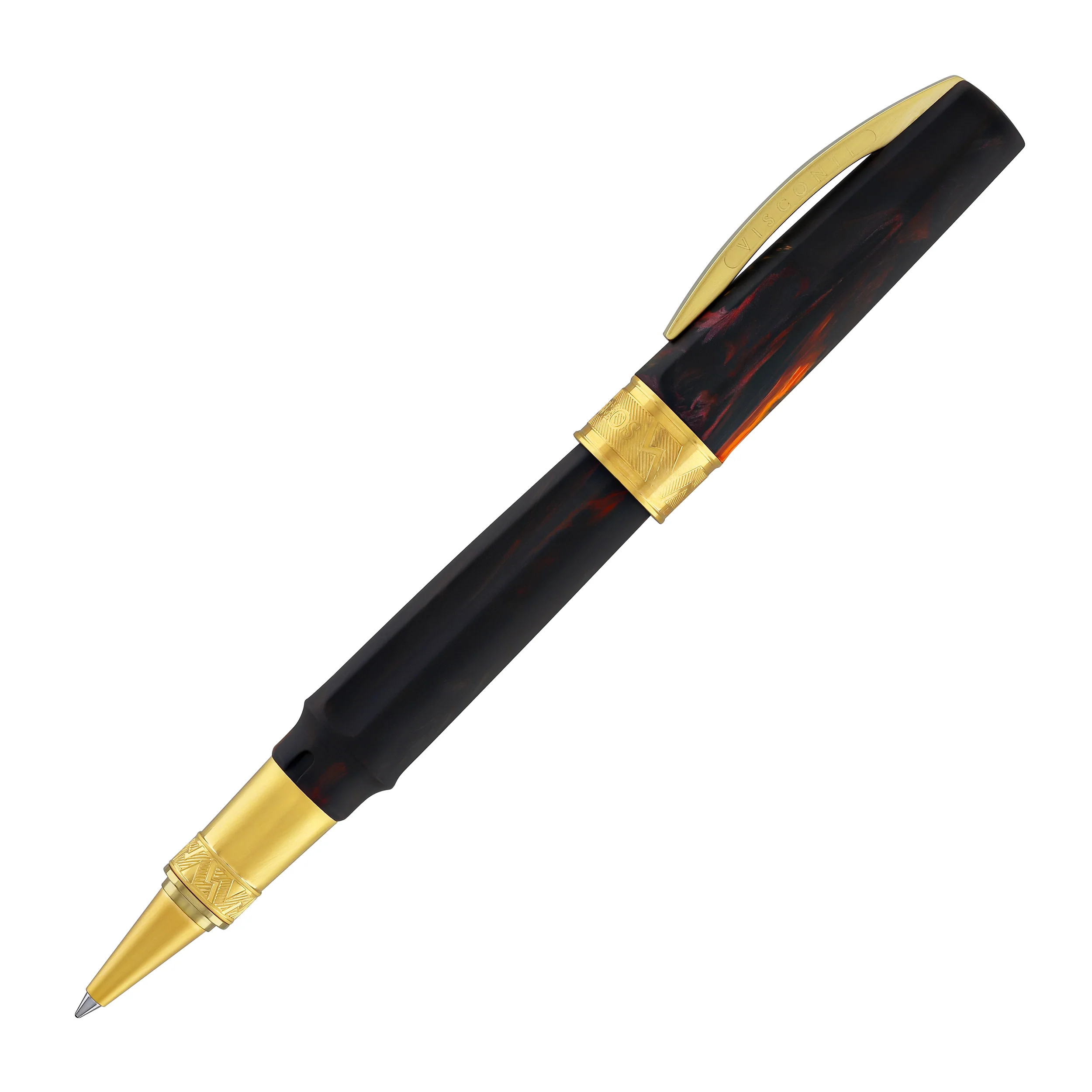 Visconti Mirage Mythos Rollerball Pen in Hades - Image 5