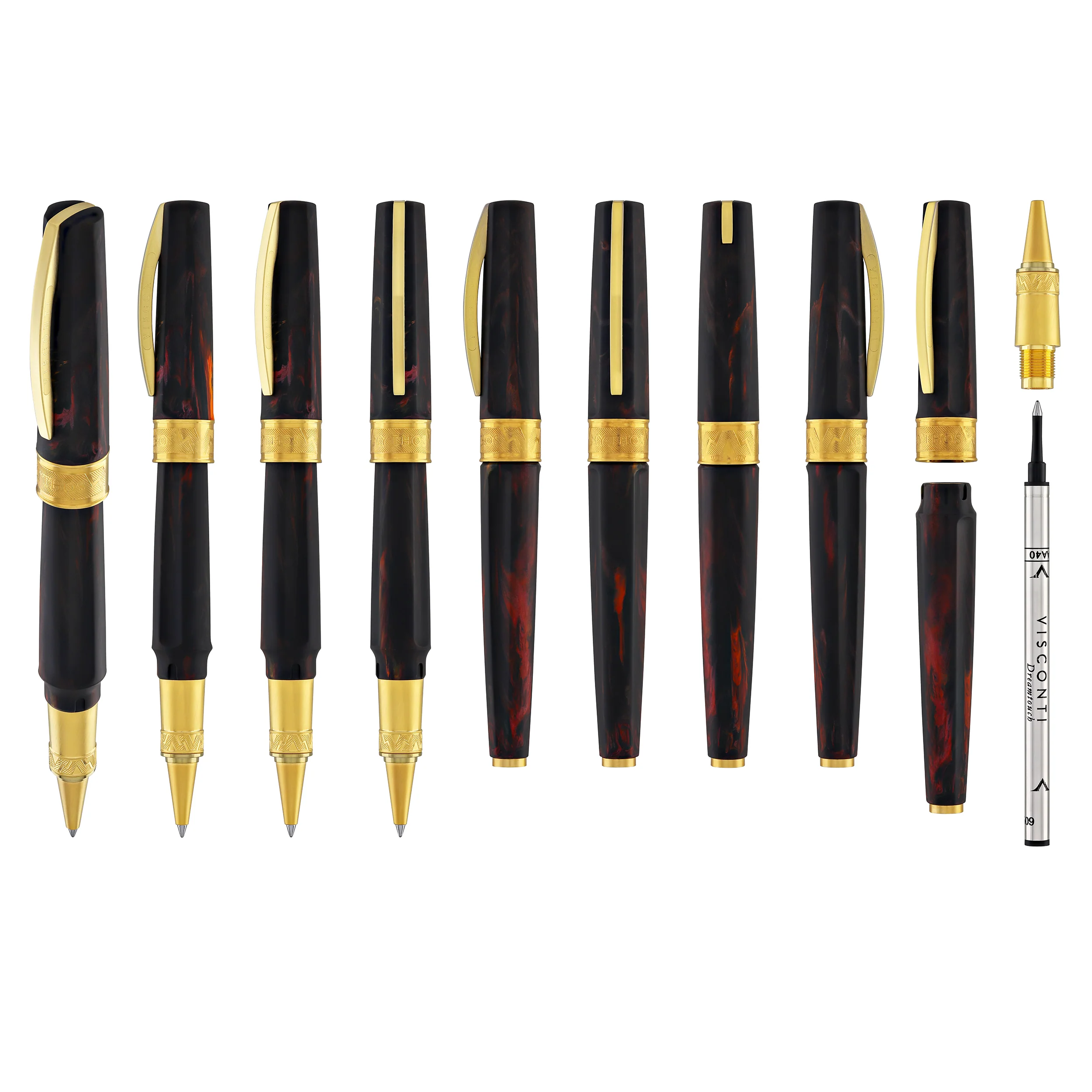 Visconti Mirage Mythos Rollerball Pen in Hades - Image 9