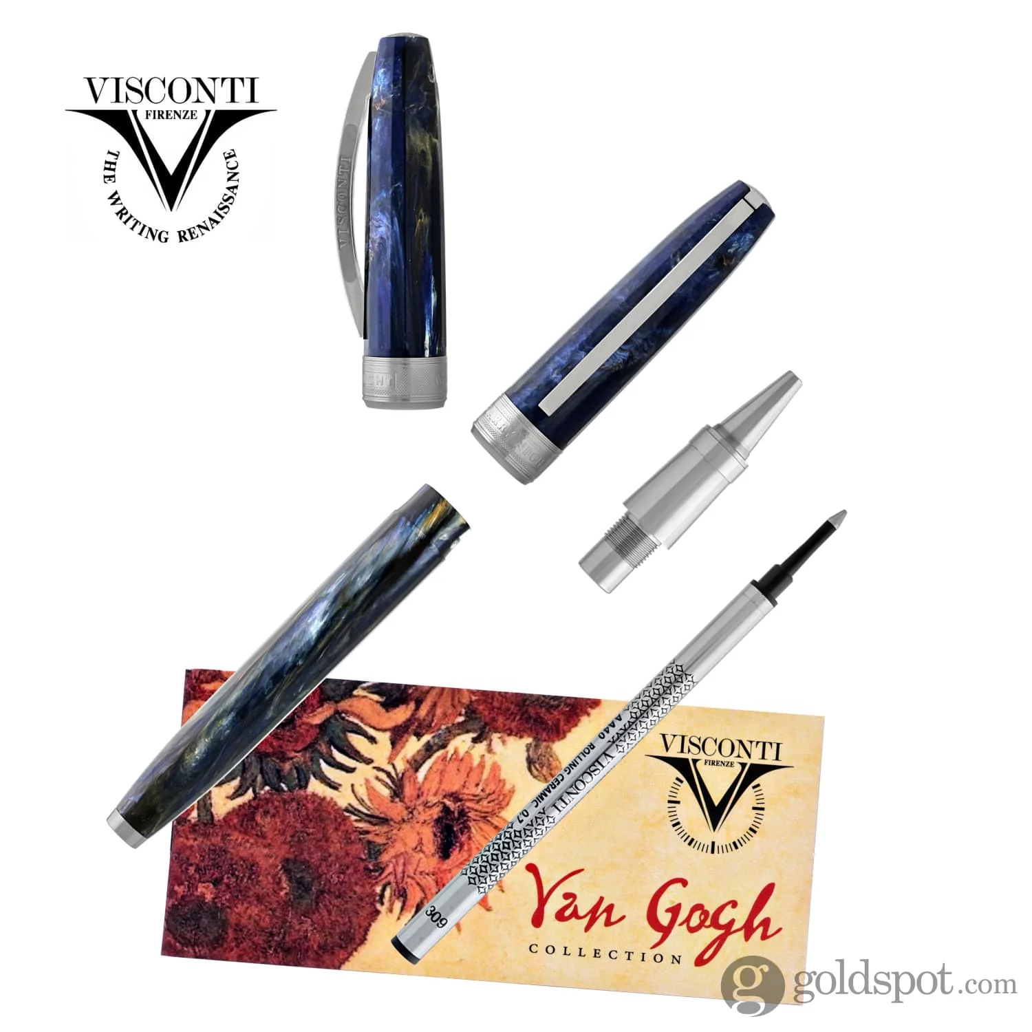 Visconti Van Gogh Impressionist Rollerball Pen in Starry Night - Image 5