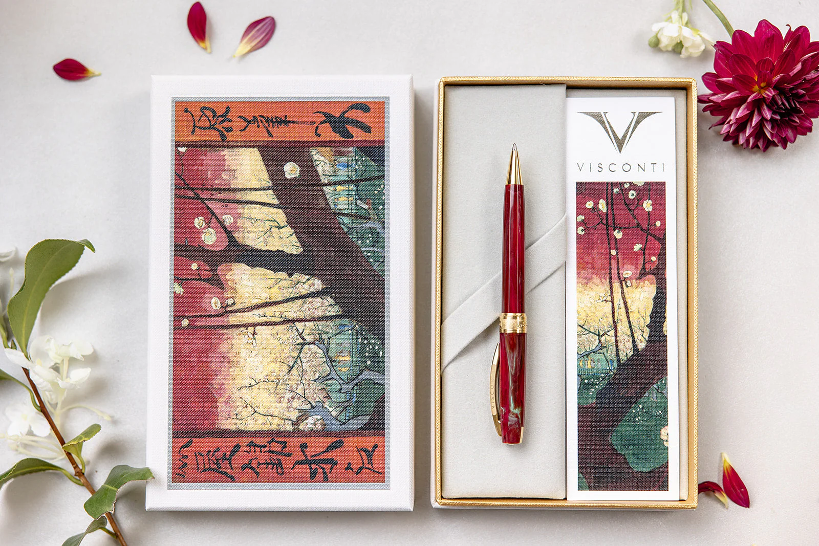 Visconti Van Gogh Ballpoint Pen in Flowering Plum Orchard - Image 10