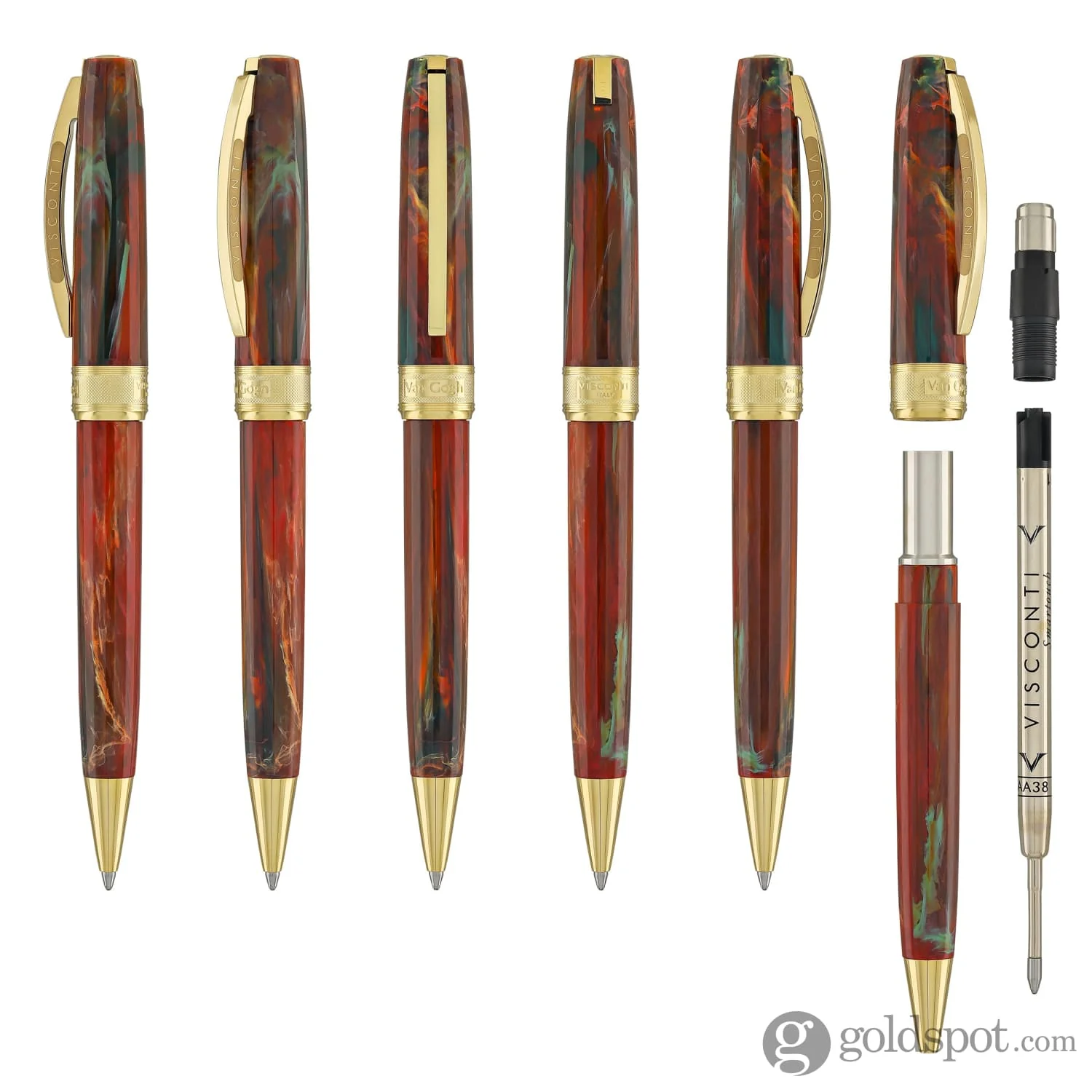 Visconti Van Gogh Ballpoint Pen in Flowering Plum Orchard - Image 6