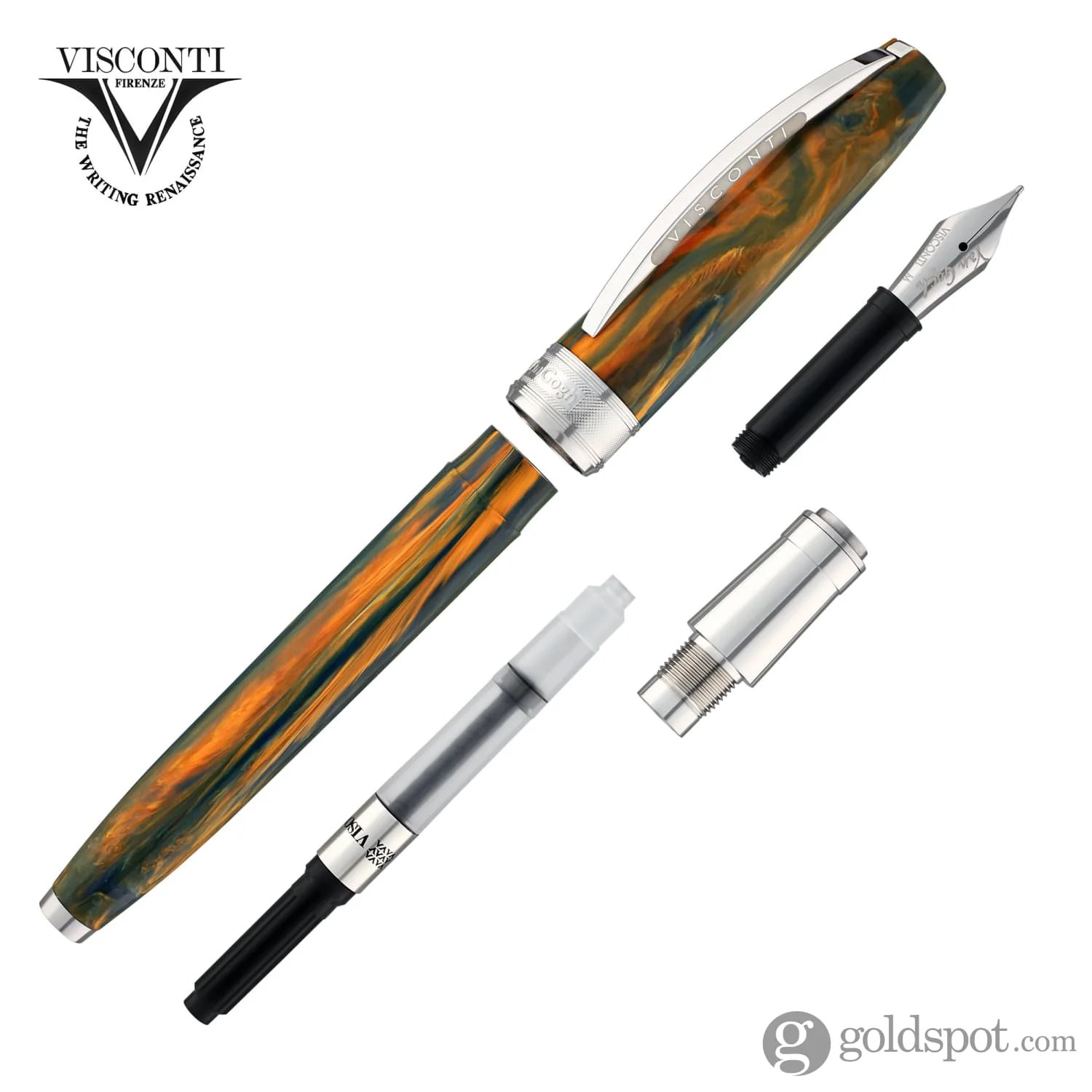 Visconti Van Gogh Fountain Pen in Cafe Terrace at Night - Image 8