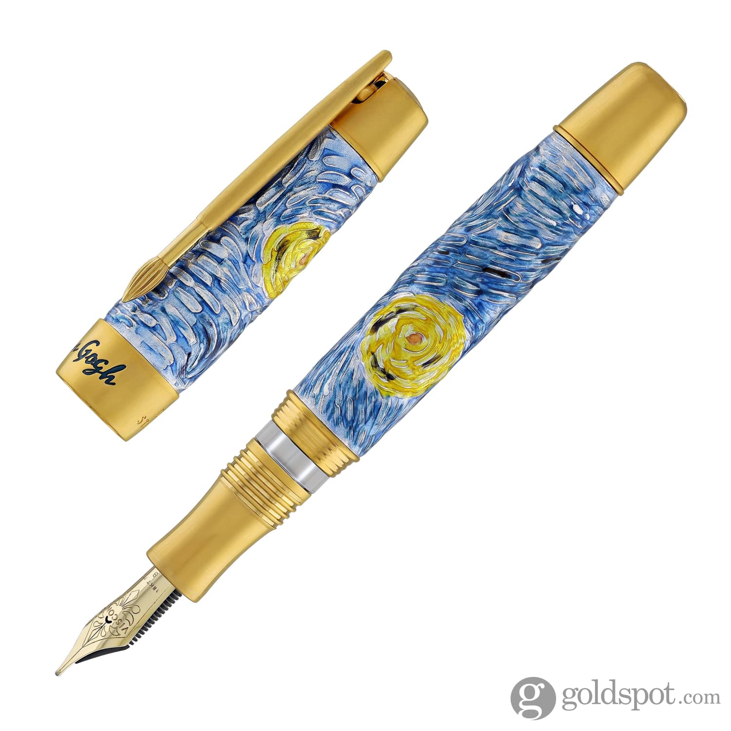 Visconti Van Gogh Fountain Pen in Dreaming Starry Night - Limited Edition - Image 3