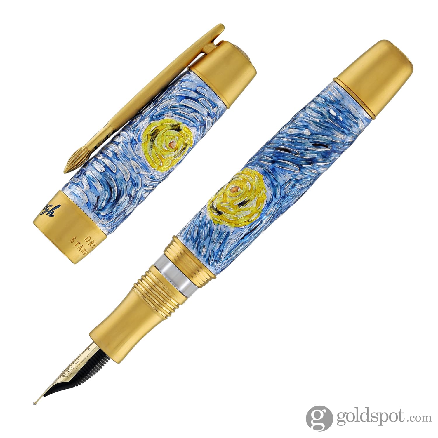 Visconti Van Gogh Fountain Pen in Dreaming Starry Night - Limited Edition - Image 4
