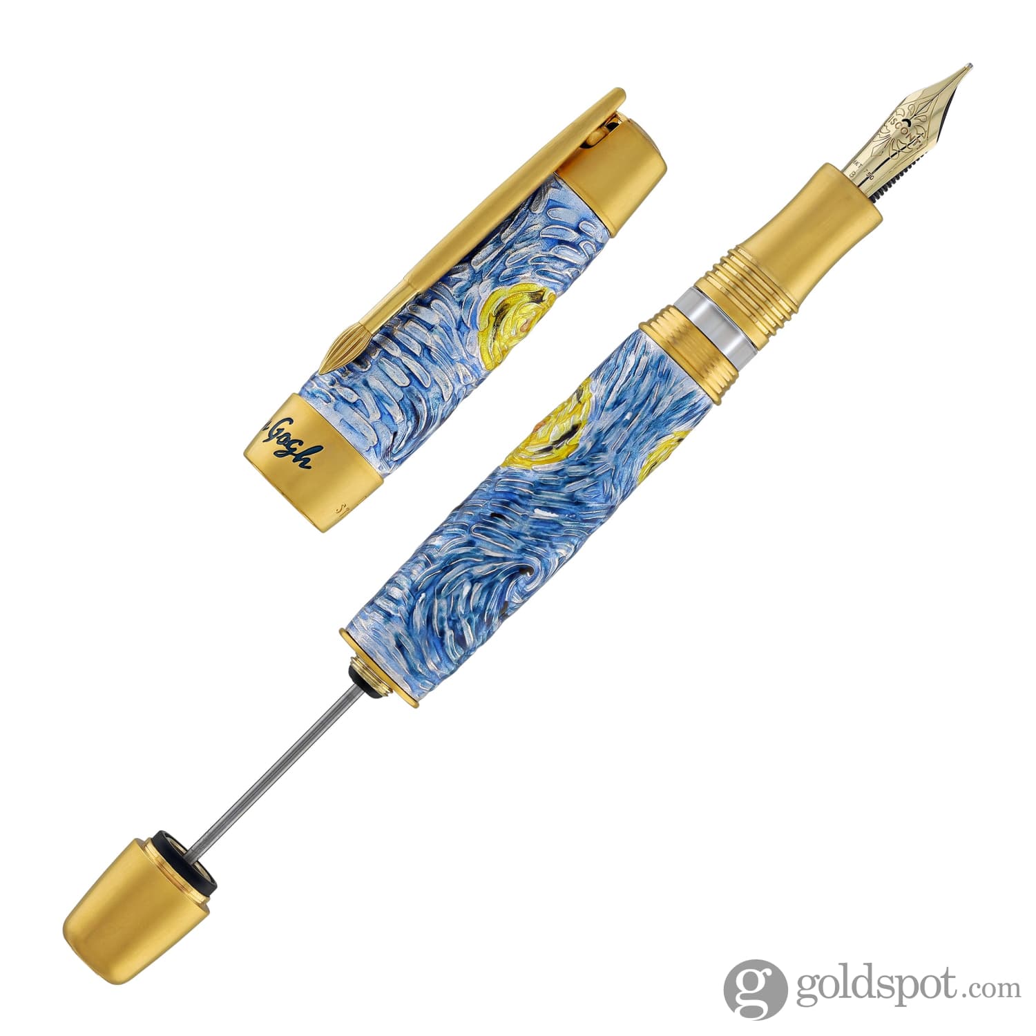 Visconti Van Gogh Fountain Pen in Dreaming Starry Night - Limited Edition - Image 7