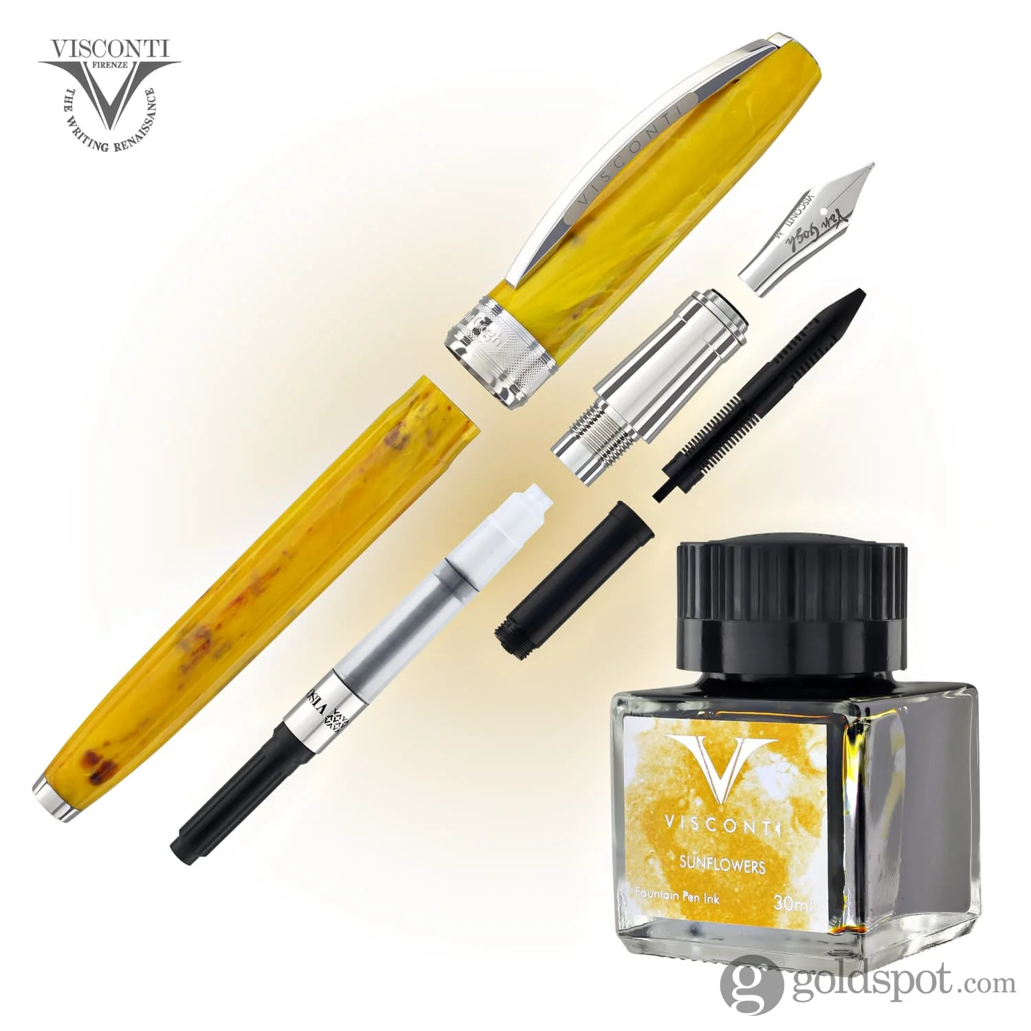 Visconti Van Gogh Fountain Pen in Sunflowers - Image 7