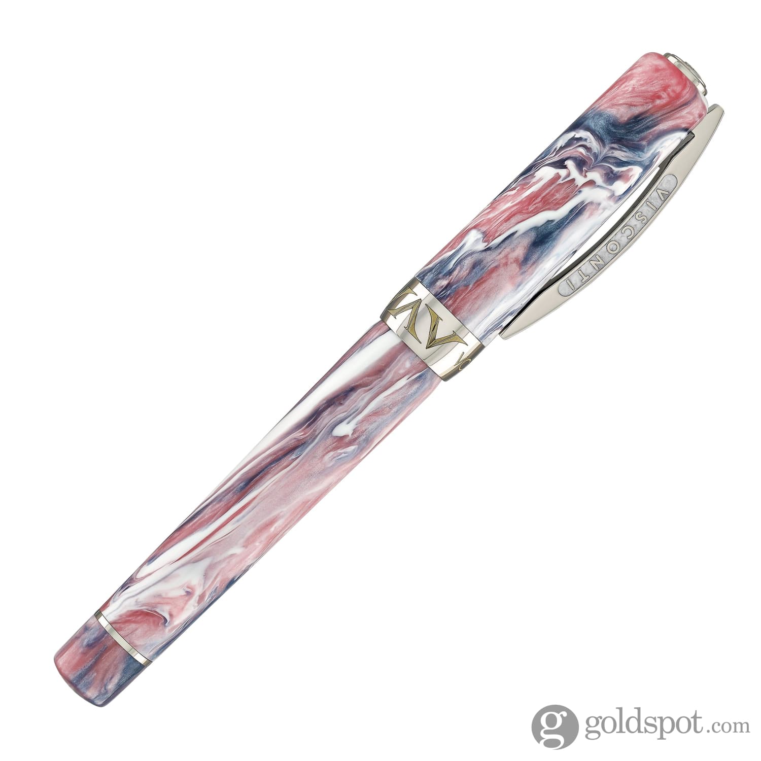 Visconti Voyager Mariposa Rollerball Pen in Painted Beauty with Palladium Trim - Image 6