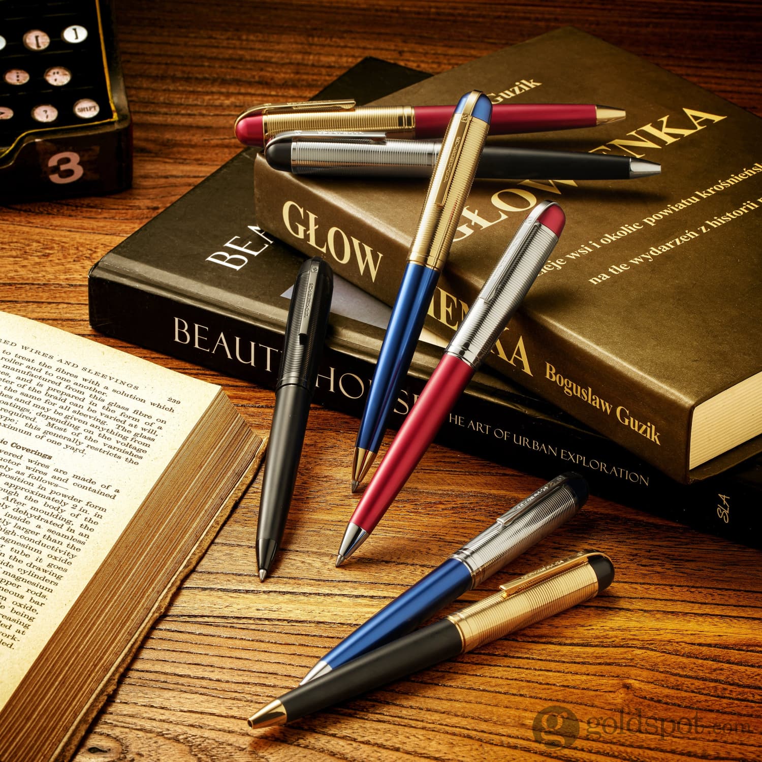 Wahl Eversharp Skyline Ballpoint Pen in Red - Image 13