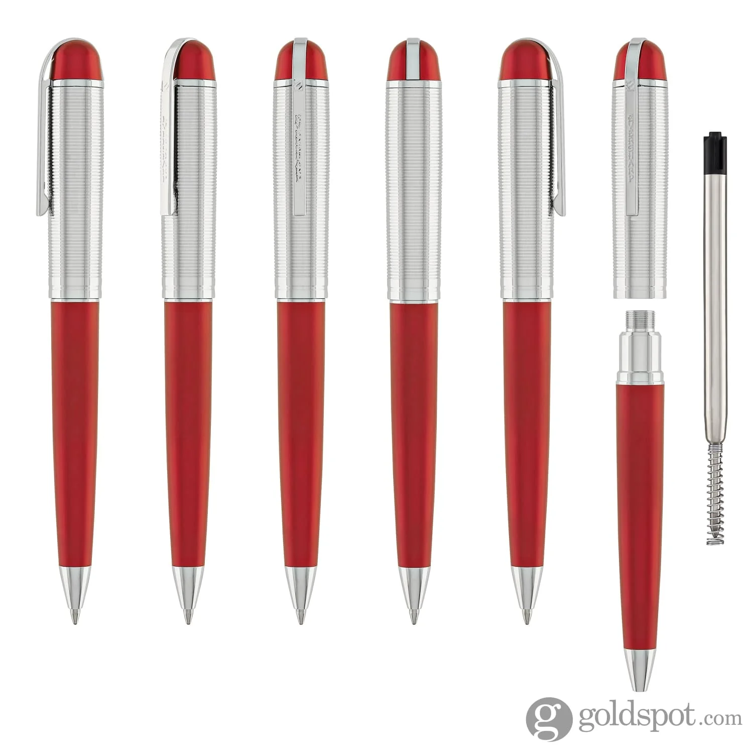 Wahl Eversharp Skyline Ballpoint Pen in Red - Image 8
