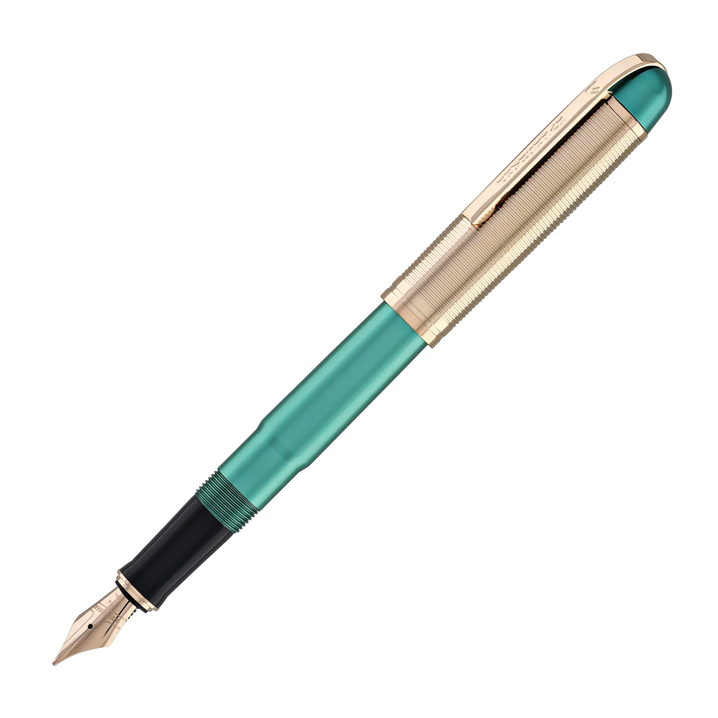 Wahl Eversharp Skyline Fountain Pen in Emerald with Rose Gold Trim - Image 4