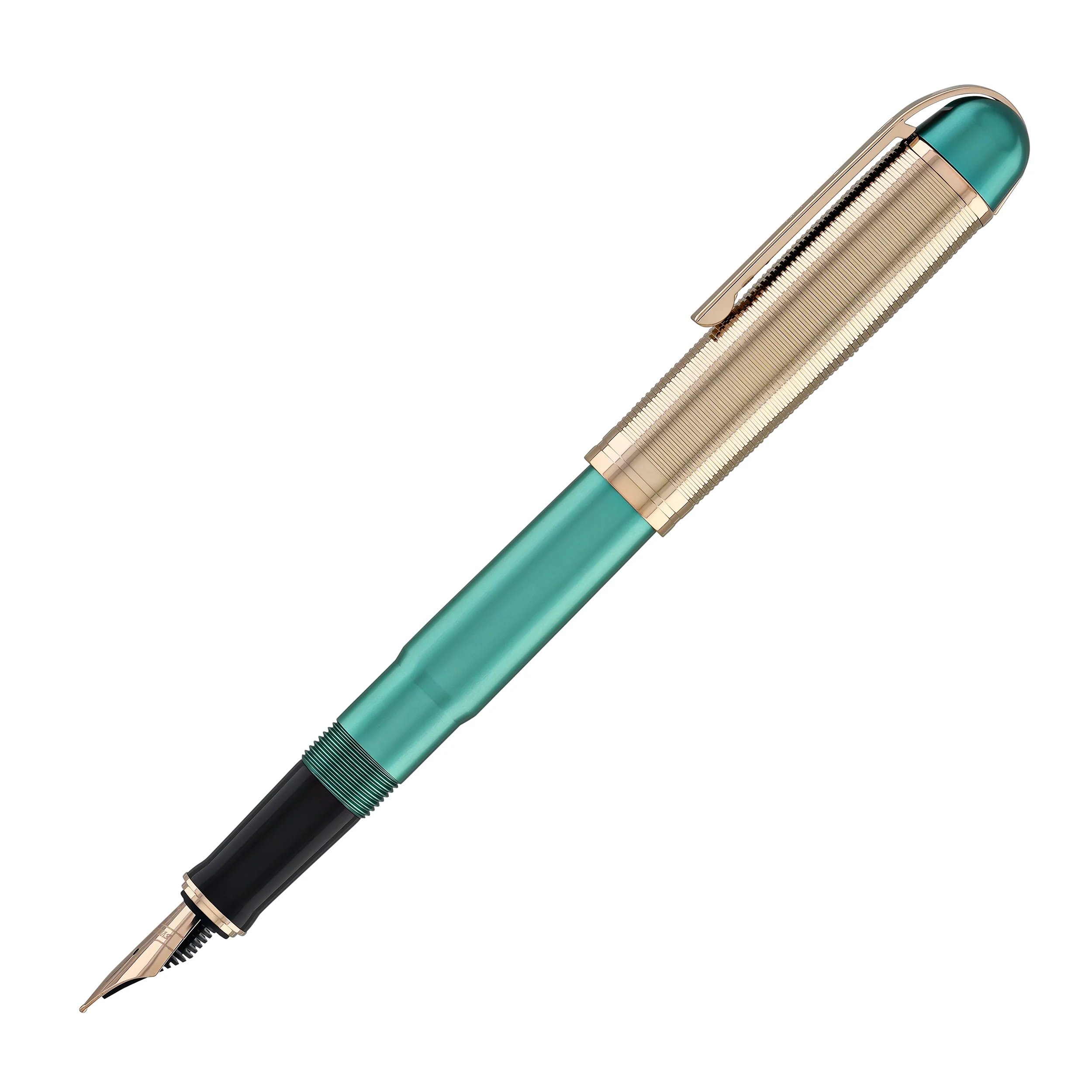 Wahl Eversharp Skyline Fountain Pen in Emerald with Rose Gold Trim - Image 5