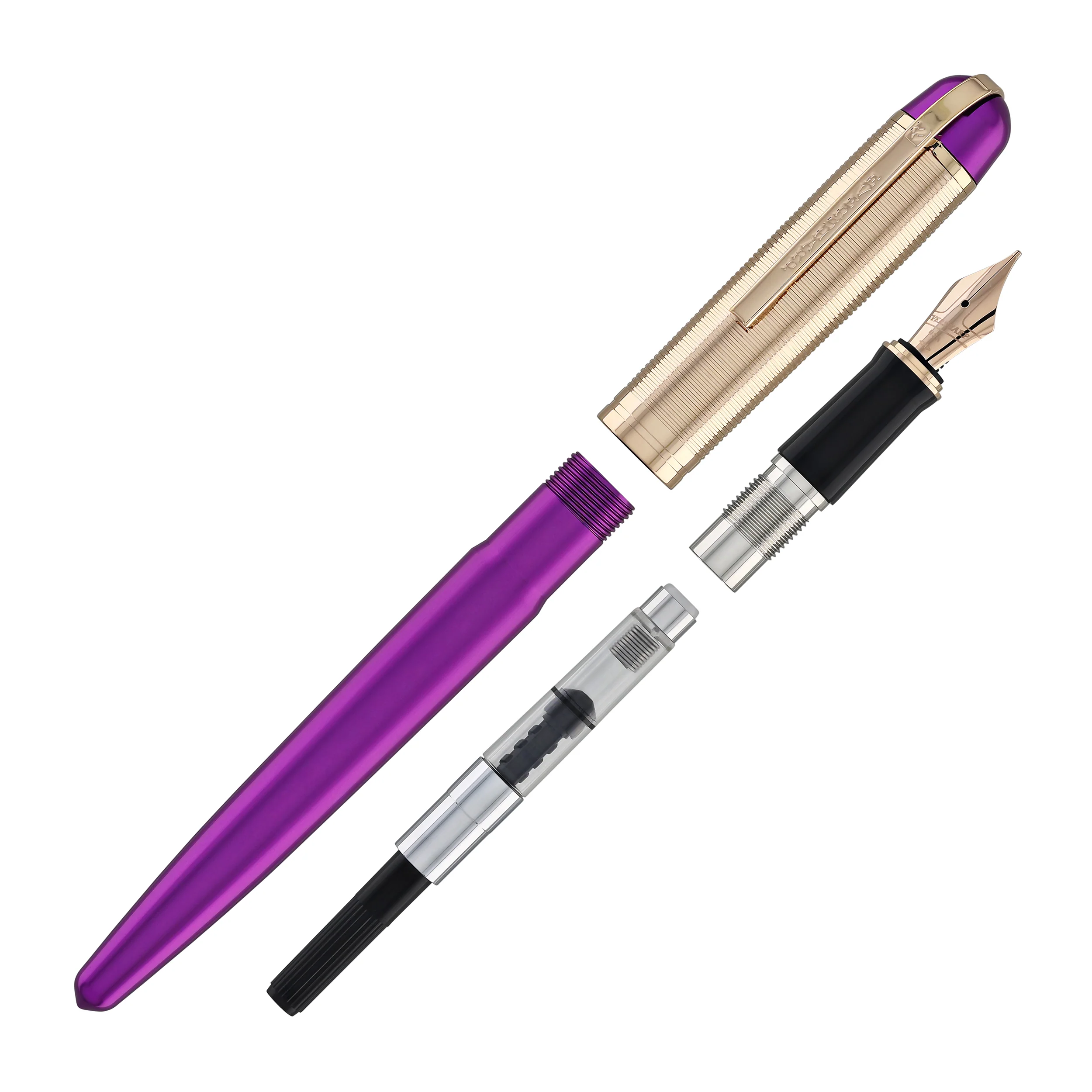 Wahl Eversharp Skyline Fountain Pen in Royal Purple with Rose Gold Trim - Image 8