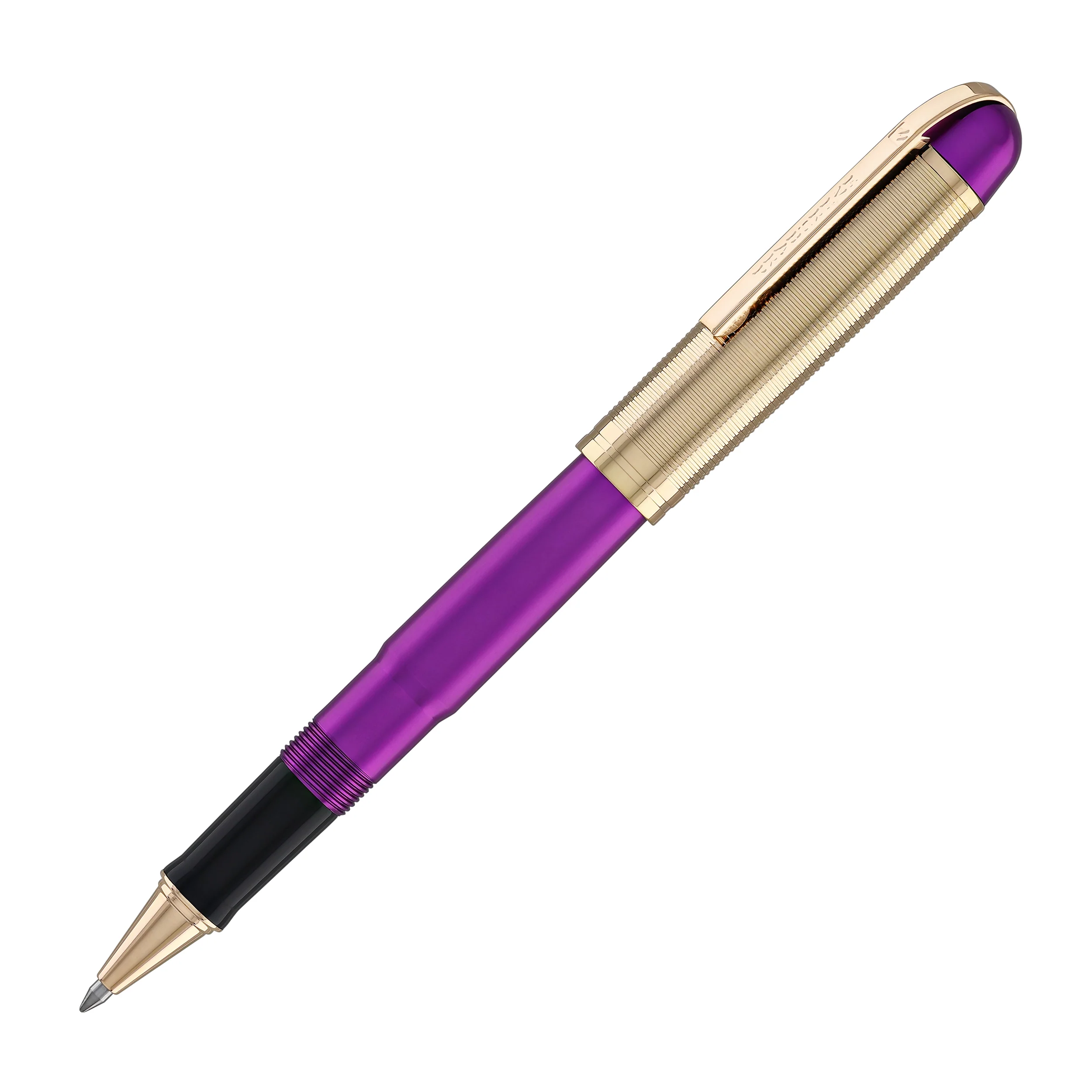 Wahl Eversharp Skyline Rollerball Pen in Royal Purple with Rose Gold Trim - Image 4