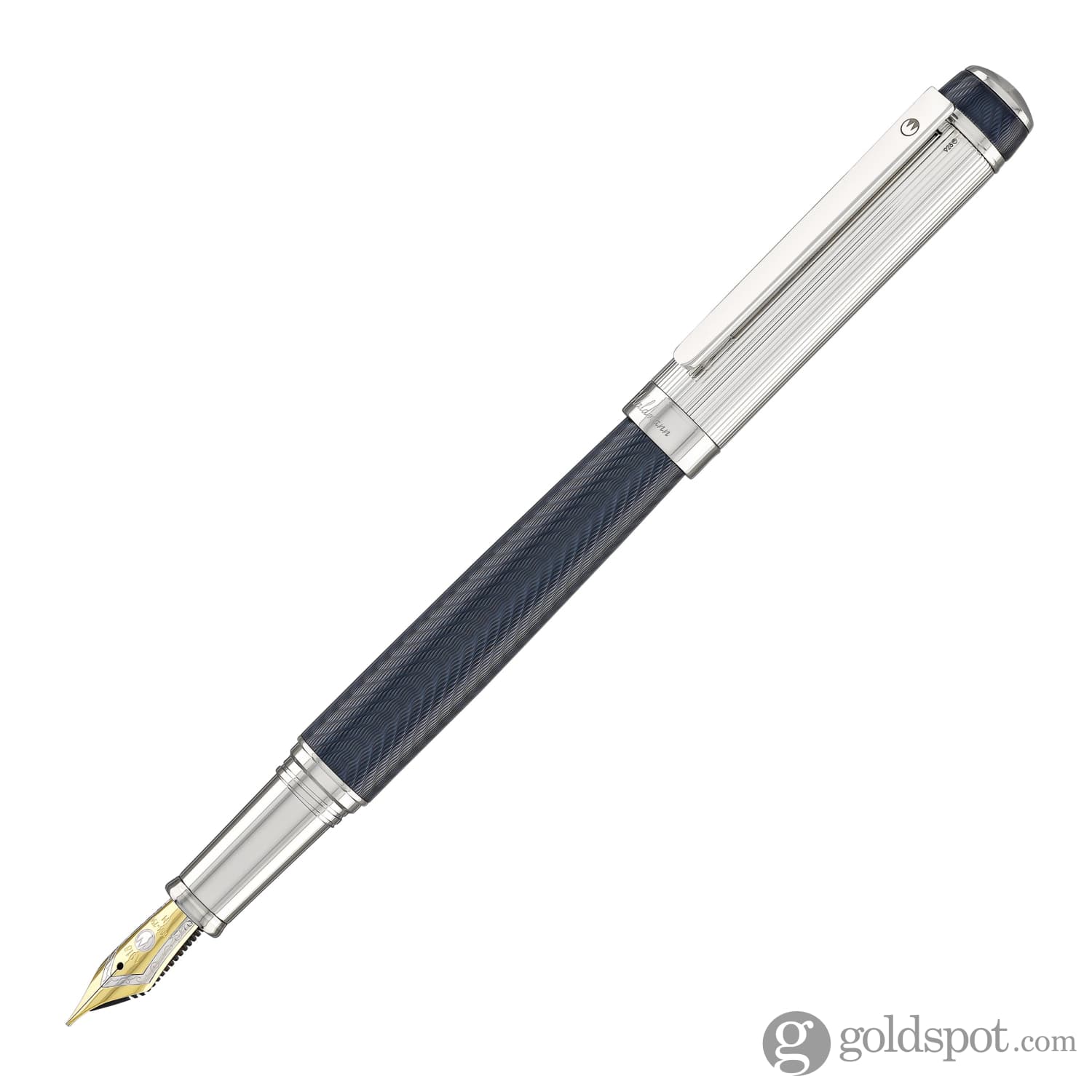 Waldmann Grandeur Fountain Pen in Blue Ocean Wave - Image 2