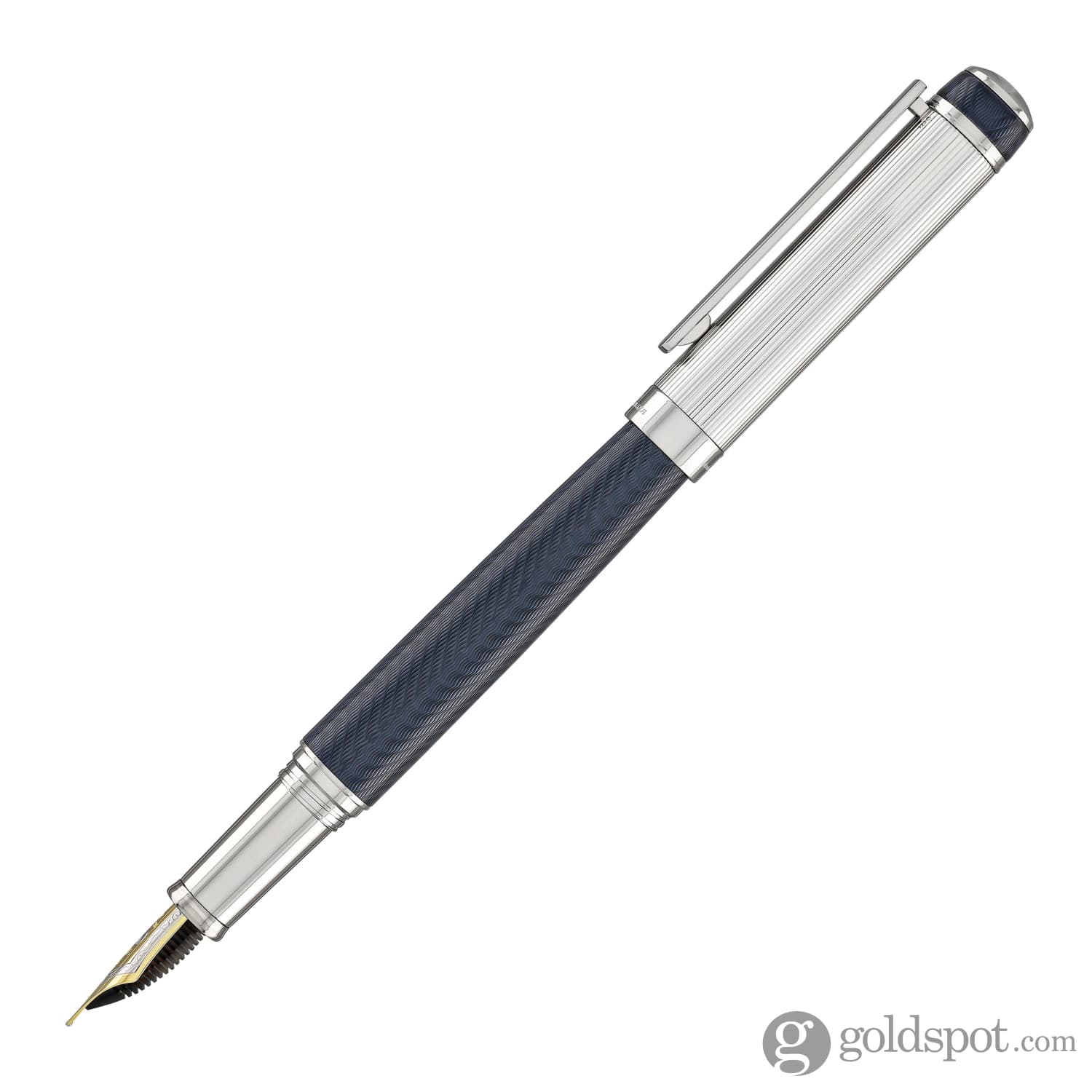 Waldmann Grandeur Fountain Pen in Blue Ocean Wave - Image 3