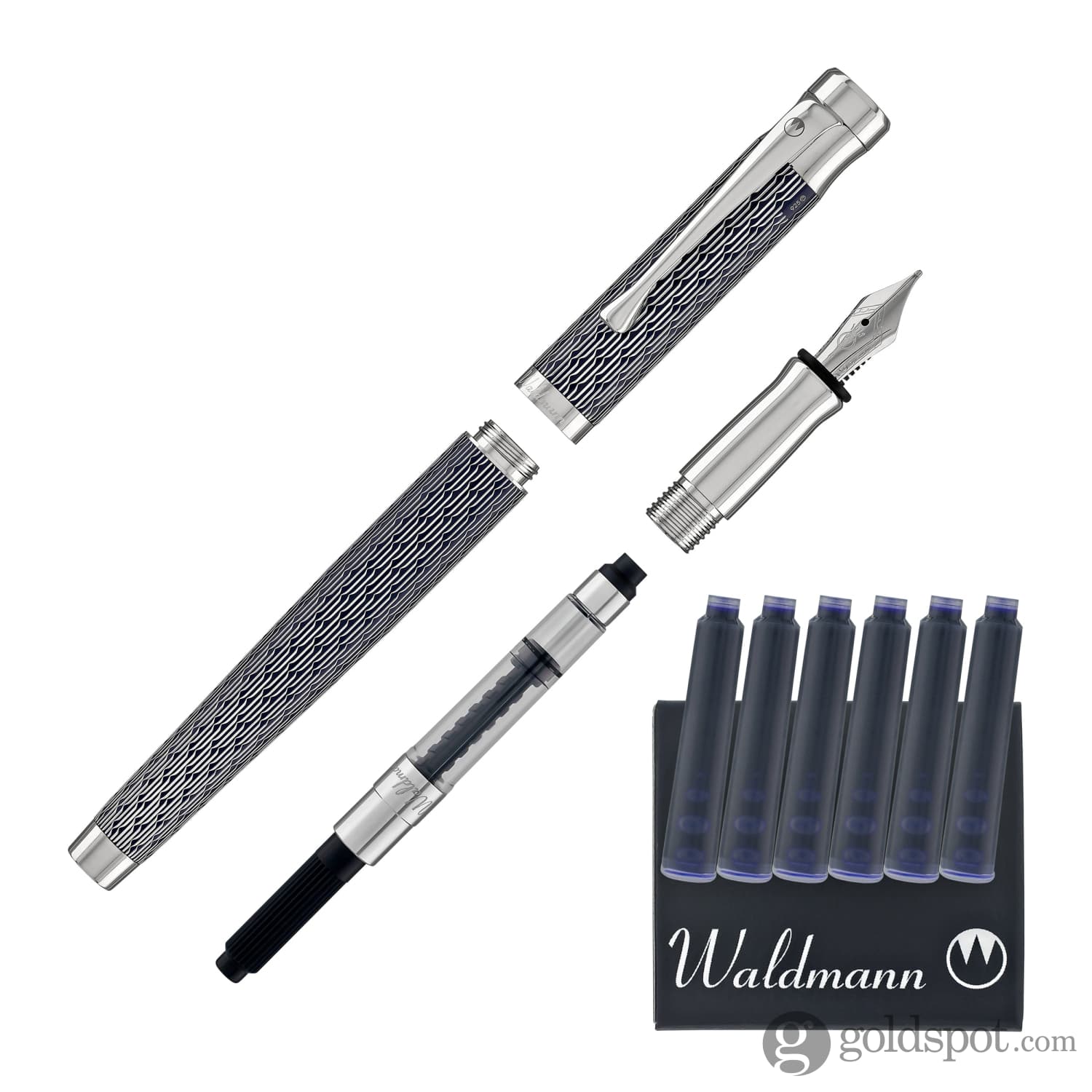 Waldmann Tango Imagination Fountain Pen in Sapphire - Image 7