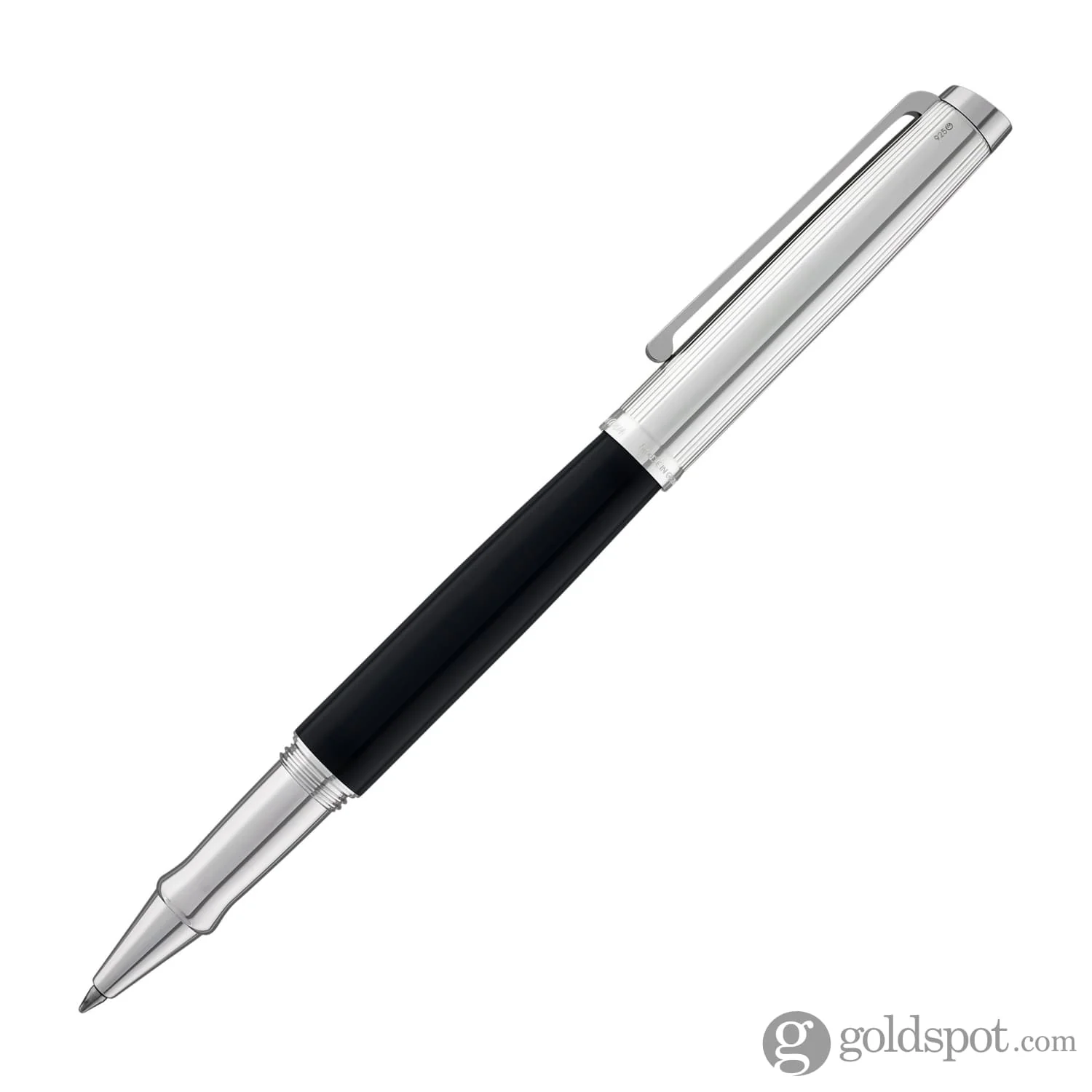 Waldmann Tuscany Rollerball Pen in Black Lacquer with Sterling Silver - Image 3