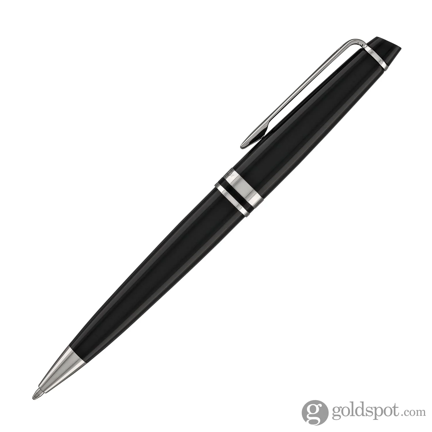 Waterman Expert Ballpoint Pen in Black Chrome Trim - Image 3