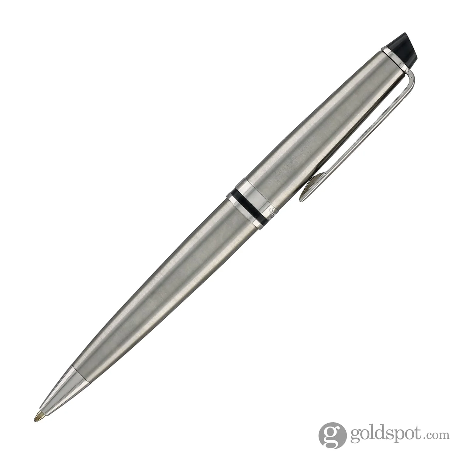 Waterman Expert Ballpoint Pen in Stainless Steel with Chrome Trim - Image 4