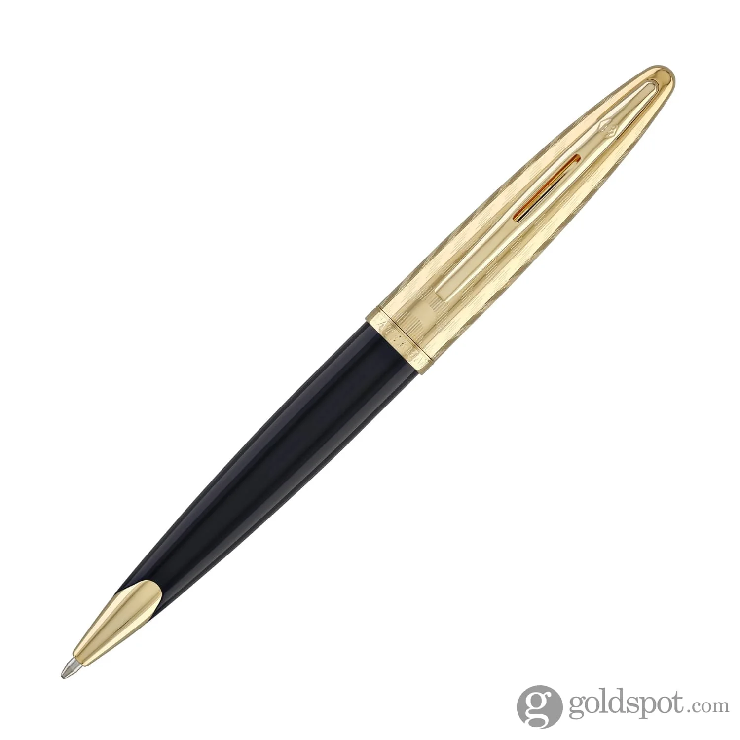 Waterman Carène Ballpoint Pen in Opera with Gold Trim - Image 2