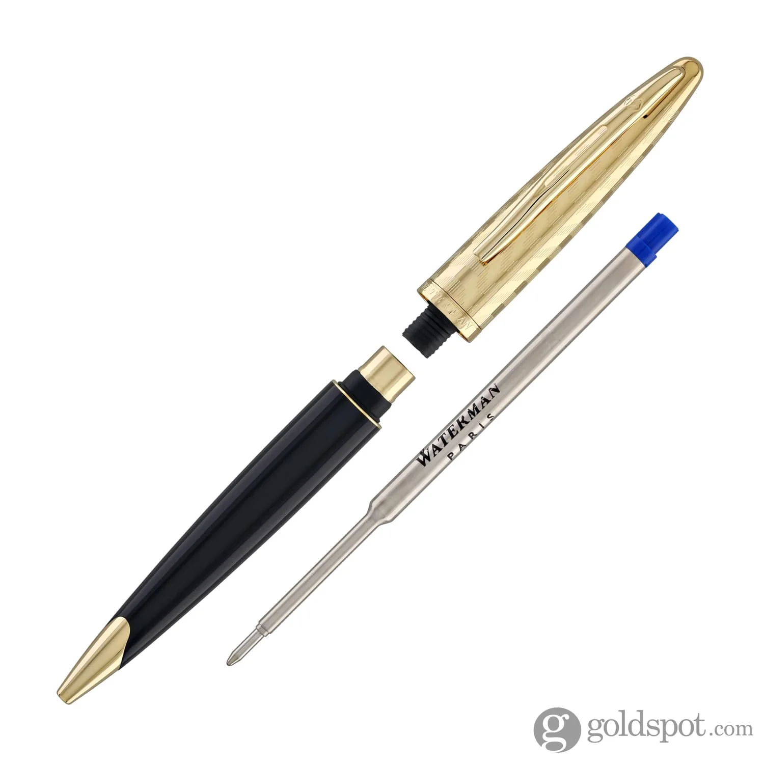 Waterman Carène Ballpoint Pen in Opera with Gold Trim - Image 6
