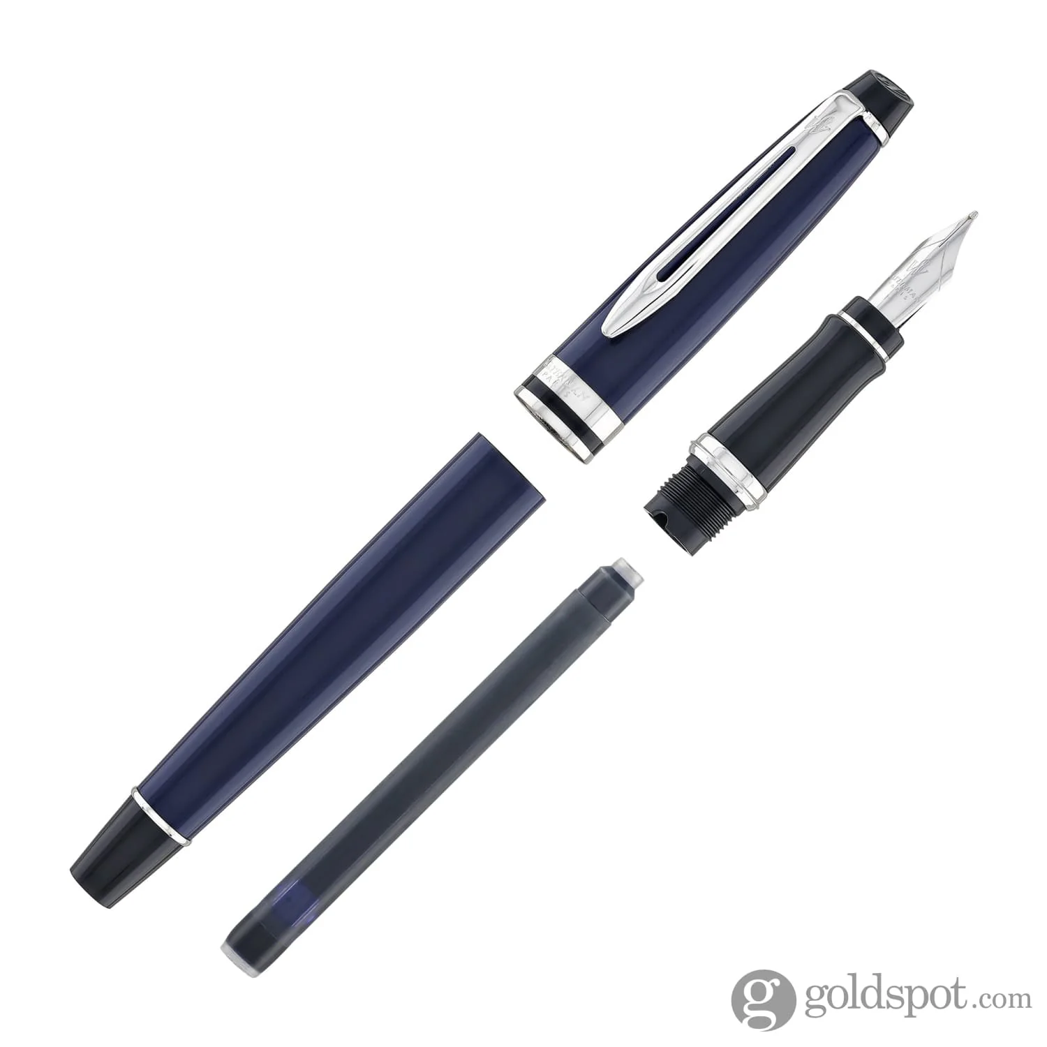 Waterman Expert 2024 Fountain Pen in Blue with Palladium Trim - Medium Point - Image 7